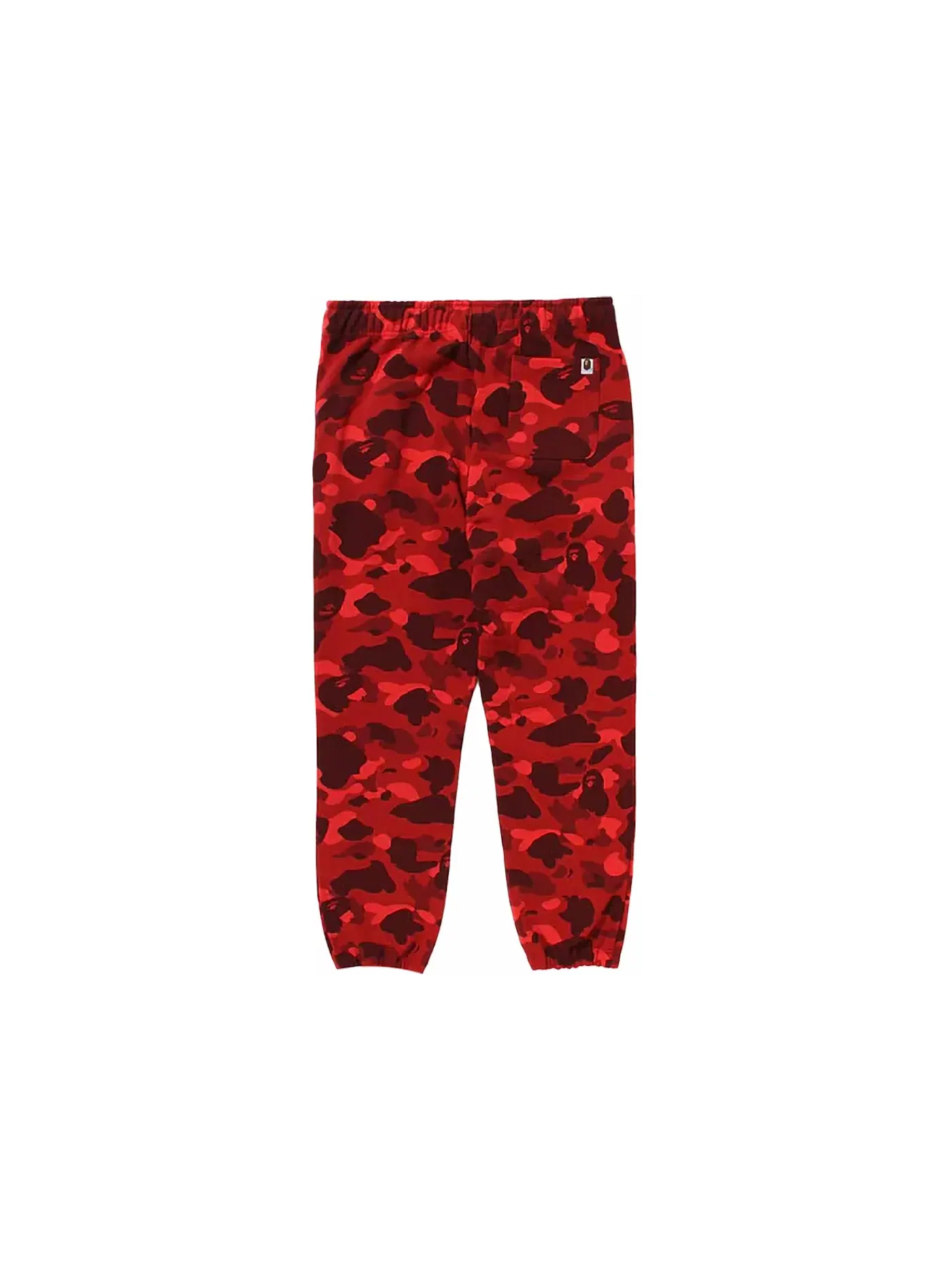 Мужские спортивные штаны с камуфляжным принтом BAPE Sweatpant — изображение 2 из 2, красный