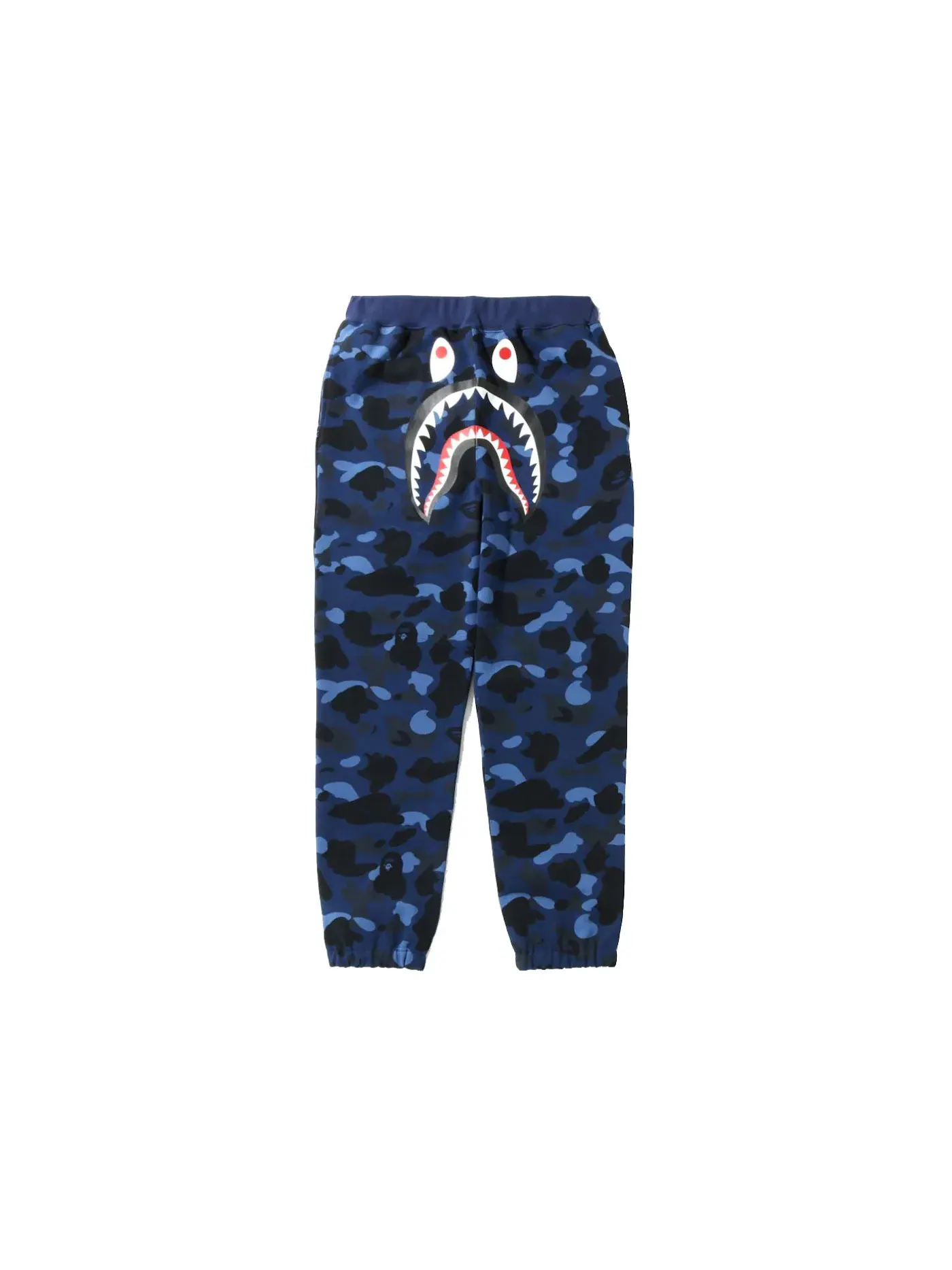 Мужские спортивные штаны с принтом BAPE Color Camo Shark Sweatpants BAPE — изображение 1 из 2, темно-синий