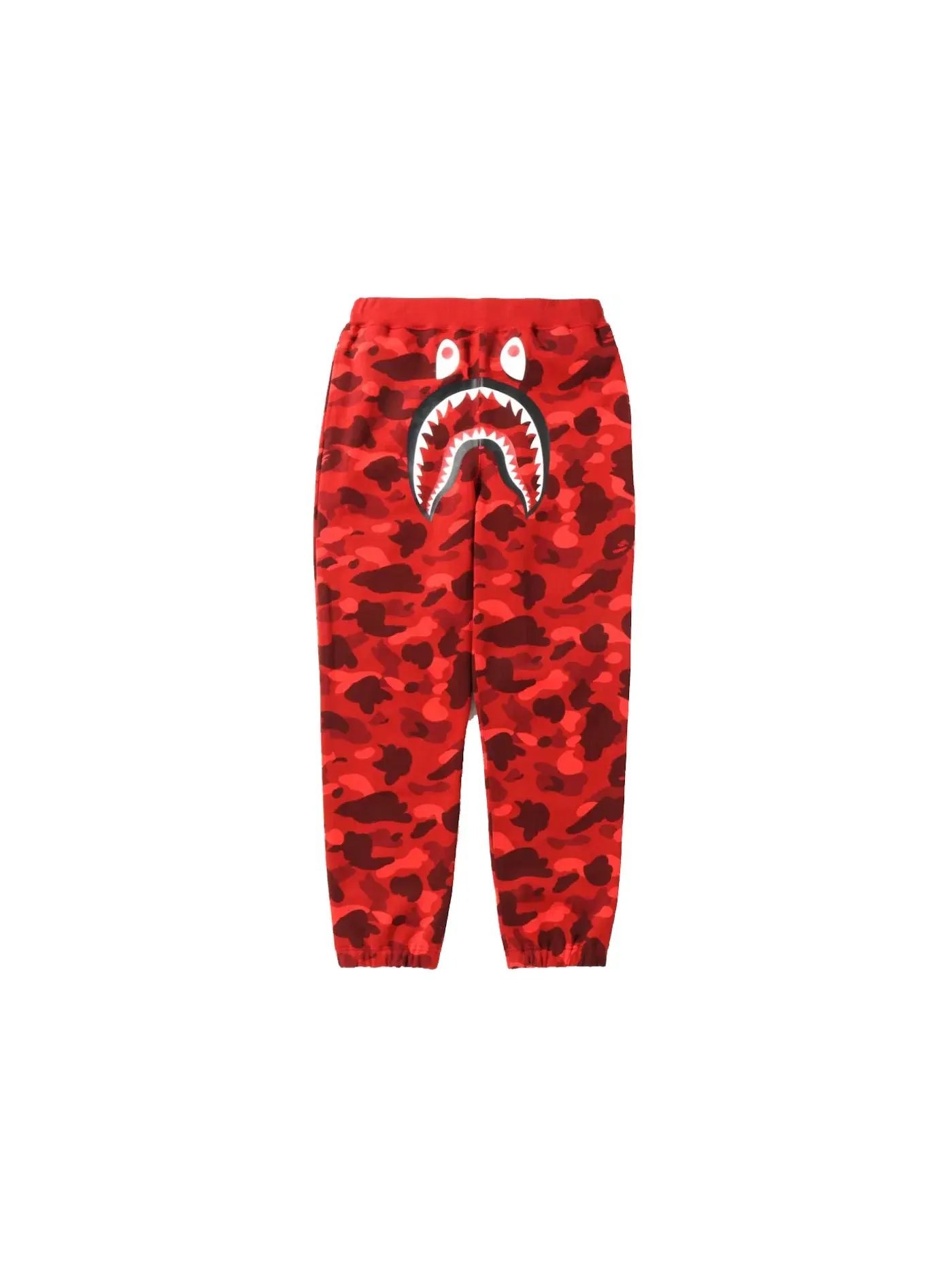 Мужские спортивные штаны с камуфляжным принтом BAPE Sweatpants — изображение 1 из 2, красный