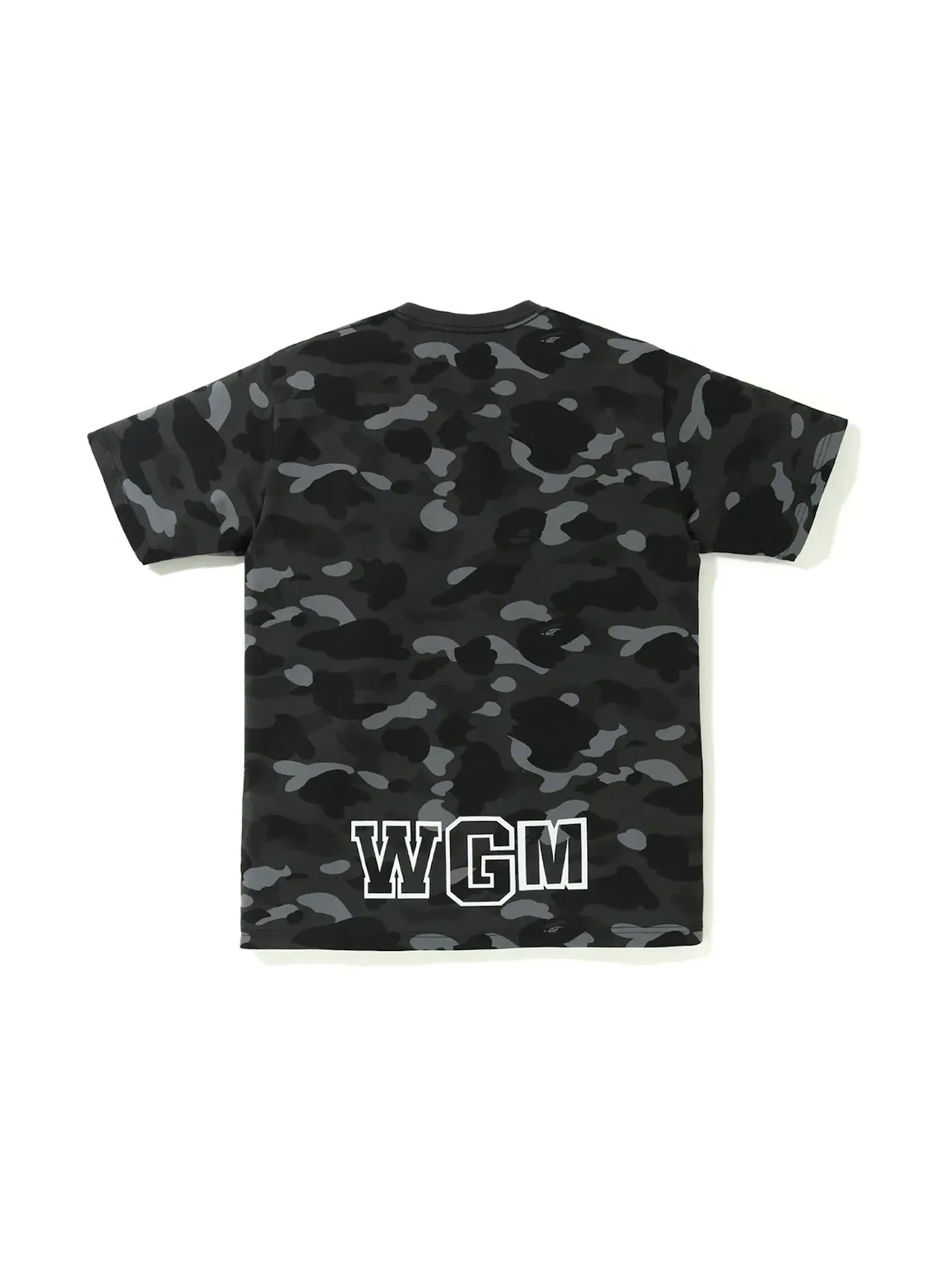 Мужская футболка с принтом BAPE Color Camo Shark Tee BAPE — изображение 2 из 3, черный