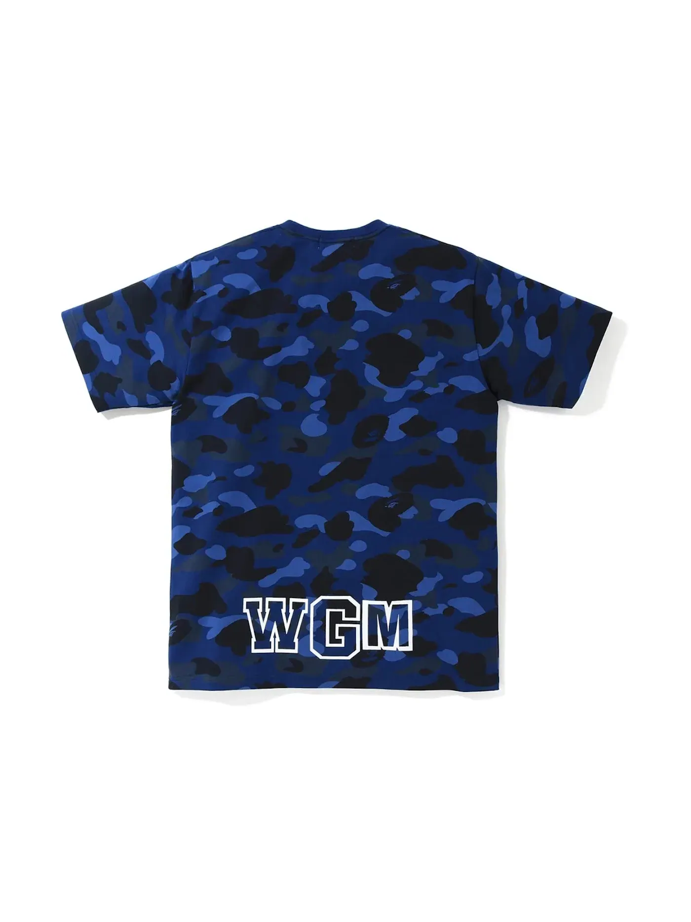 Мужская футболка с принтом BAPE Color Camo Shark Tee — изображение 2 из 3, синий