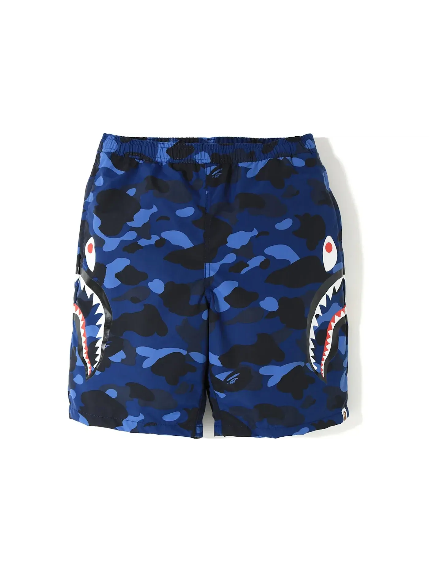 Мужские шорты с камуфляжным принтом BAPE Shorts — изображение 1 из 2, синий