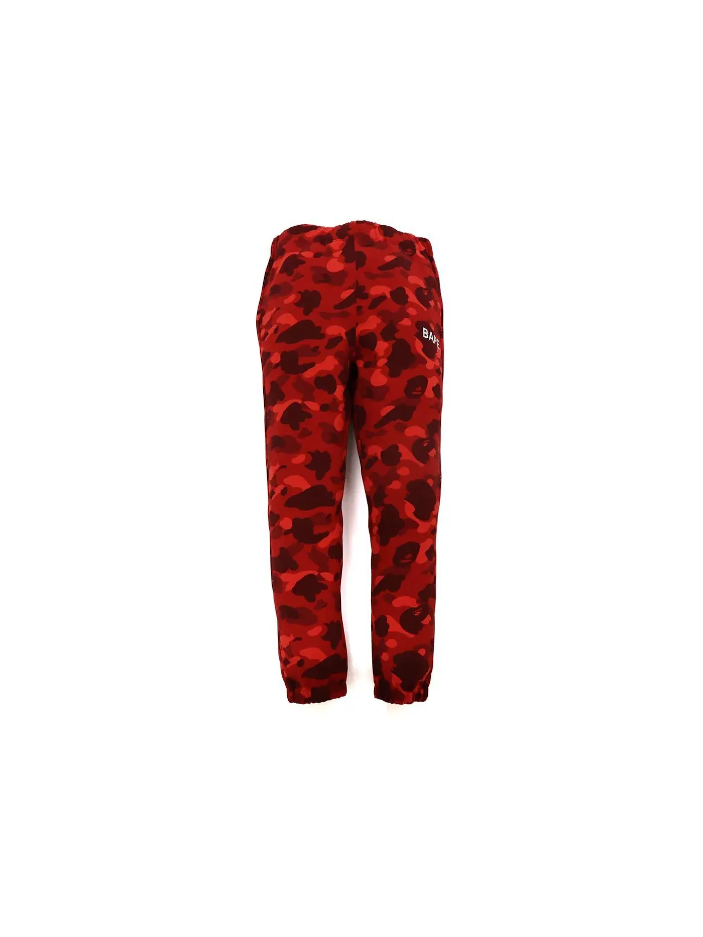 Мужские спортивные штаны с камуфляжным принтом BAPE — изображение 1 из 2, красный