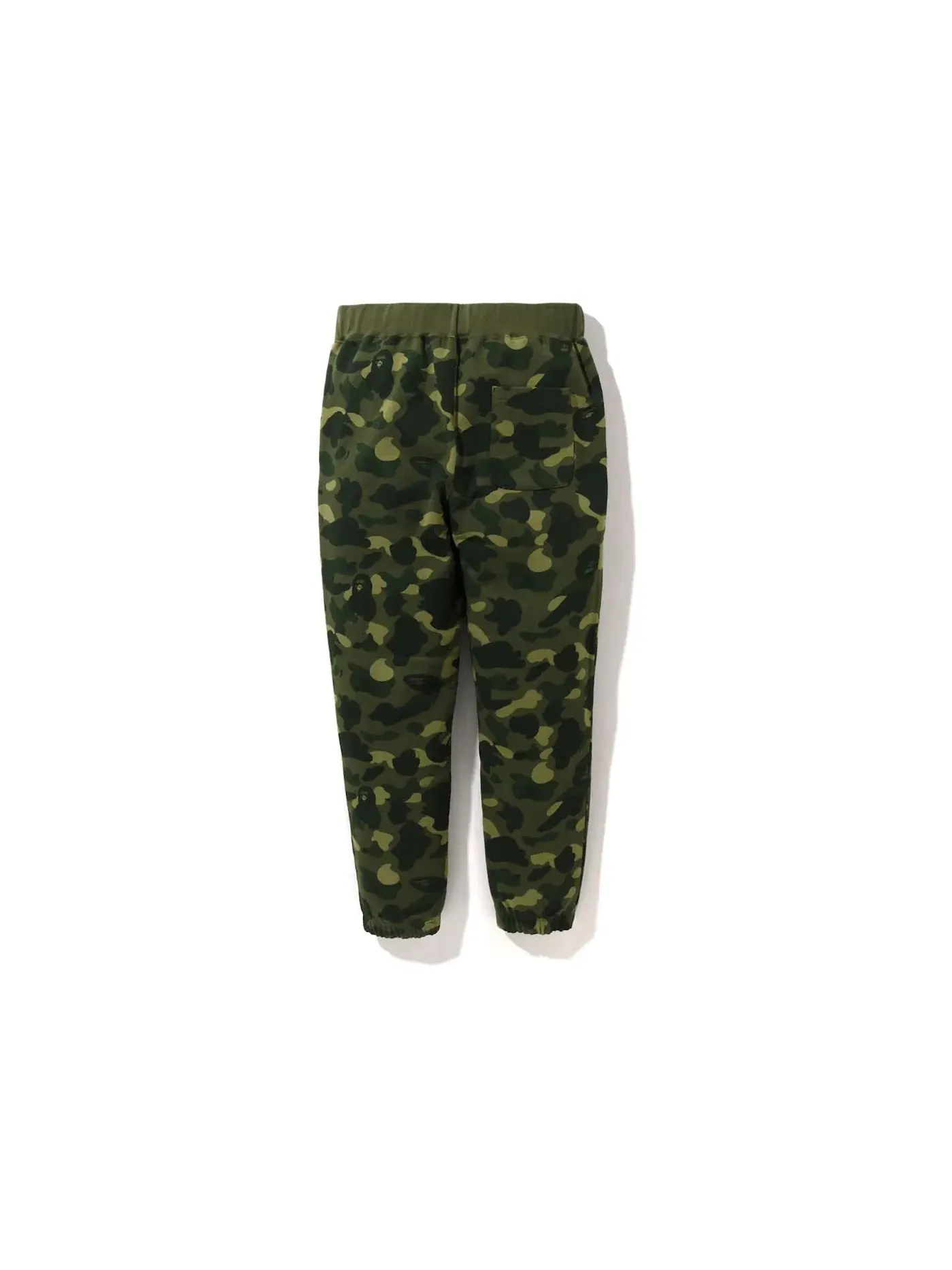 Мужские спортивные штаны с камуфляжным принтом BAPE — изображение 2 из 2, зеленый