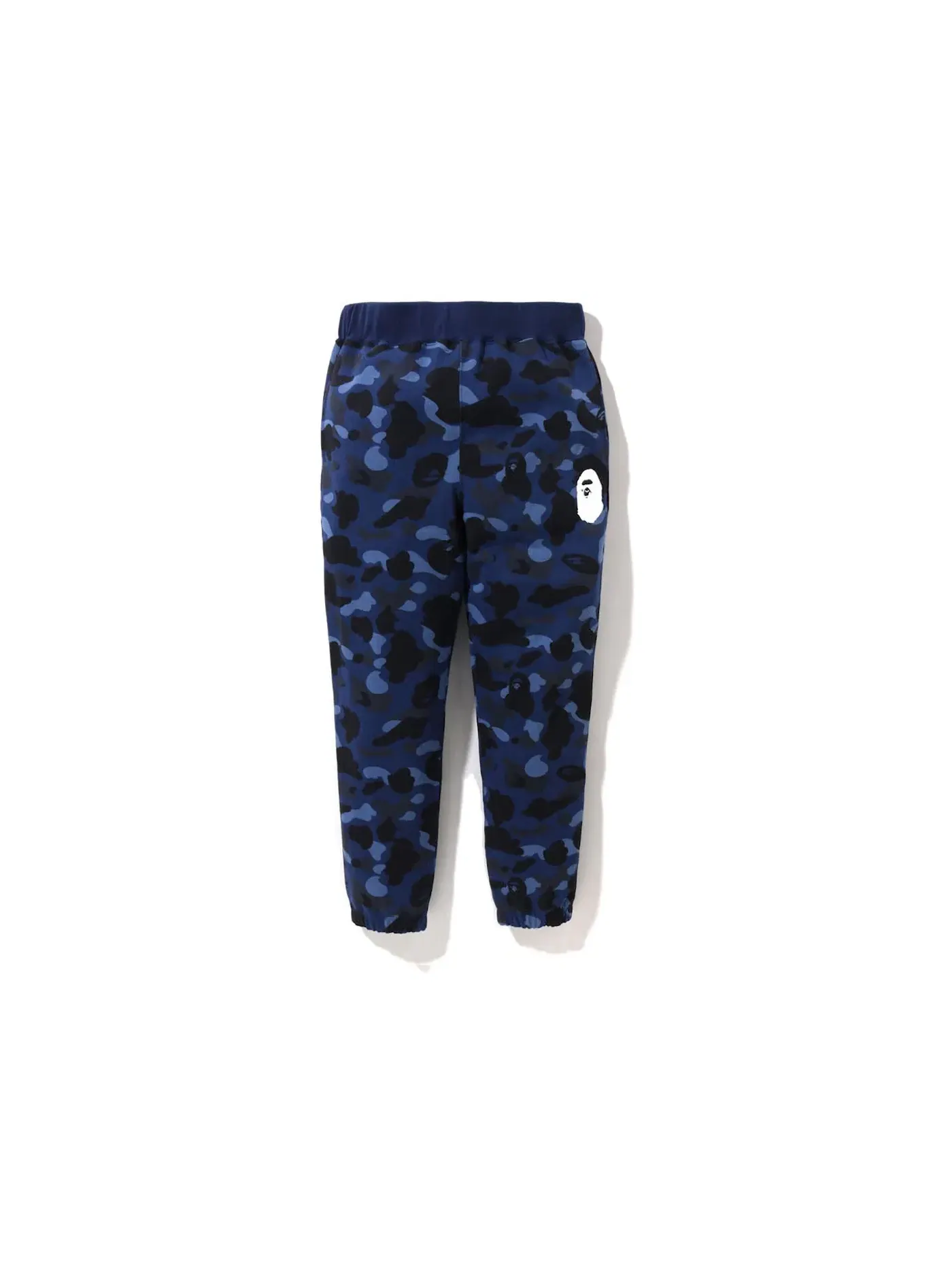 Мужские спортивные штаны с камуфляжным принтом BAPE — изображение 1 из 2, темно-синий