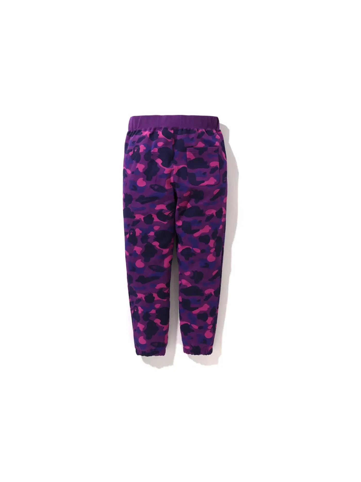 Мужские спортивные штаны с камуфляжным принтом BAPE Pants (FW22) — изображение 2 из 2, фиолетовый