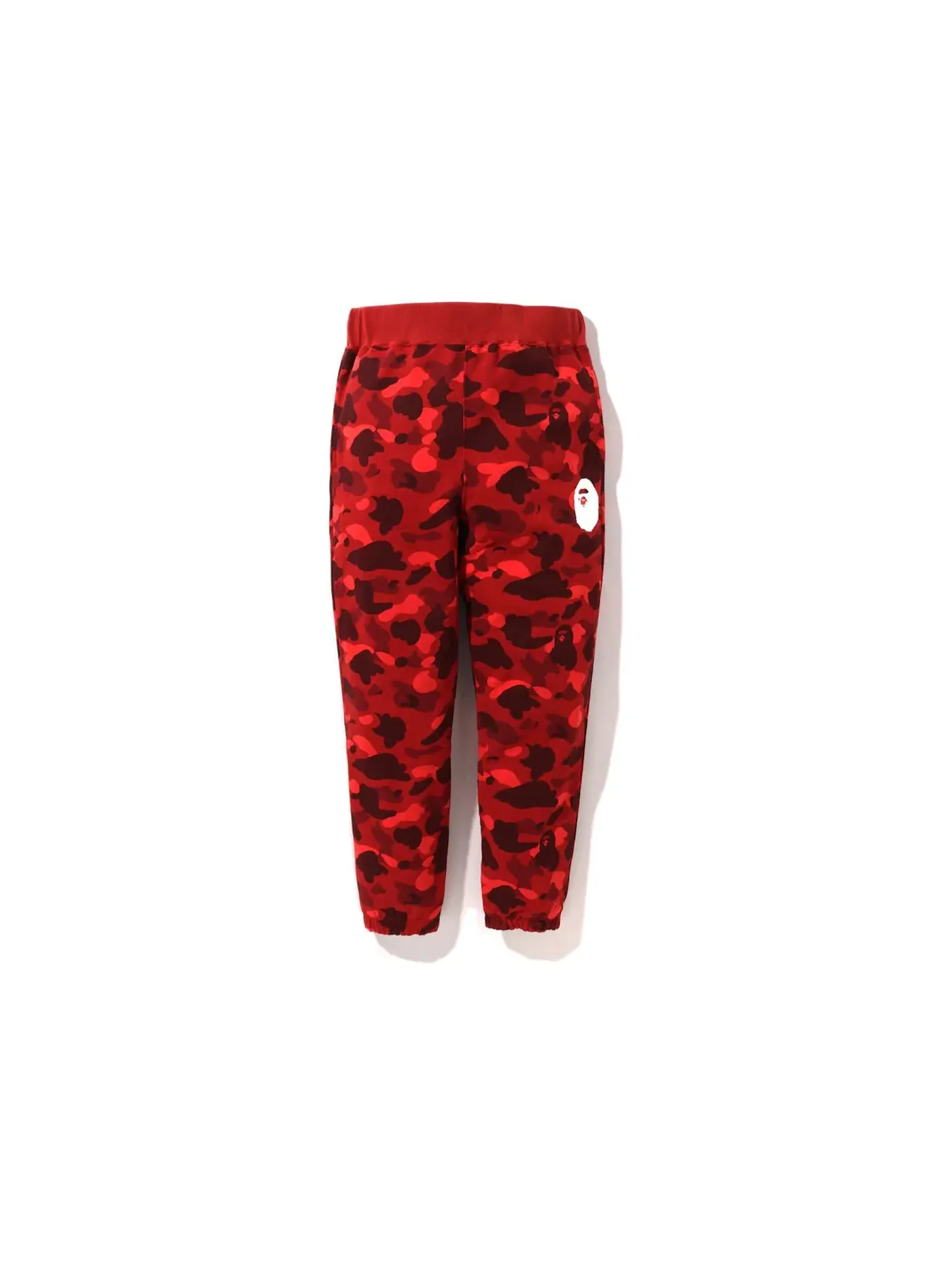 Мужские спортивные штаны с камуфляжным принтом BAPE — изображение 1 из 2, красный