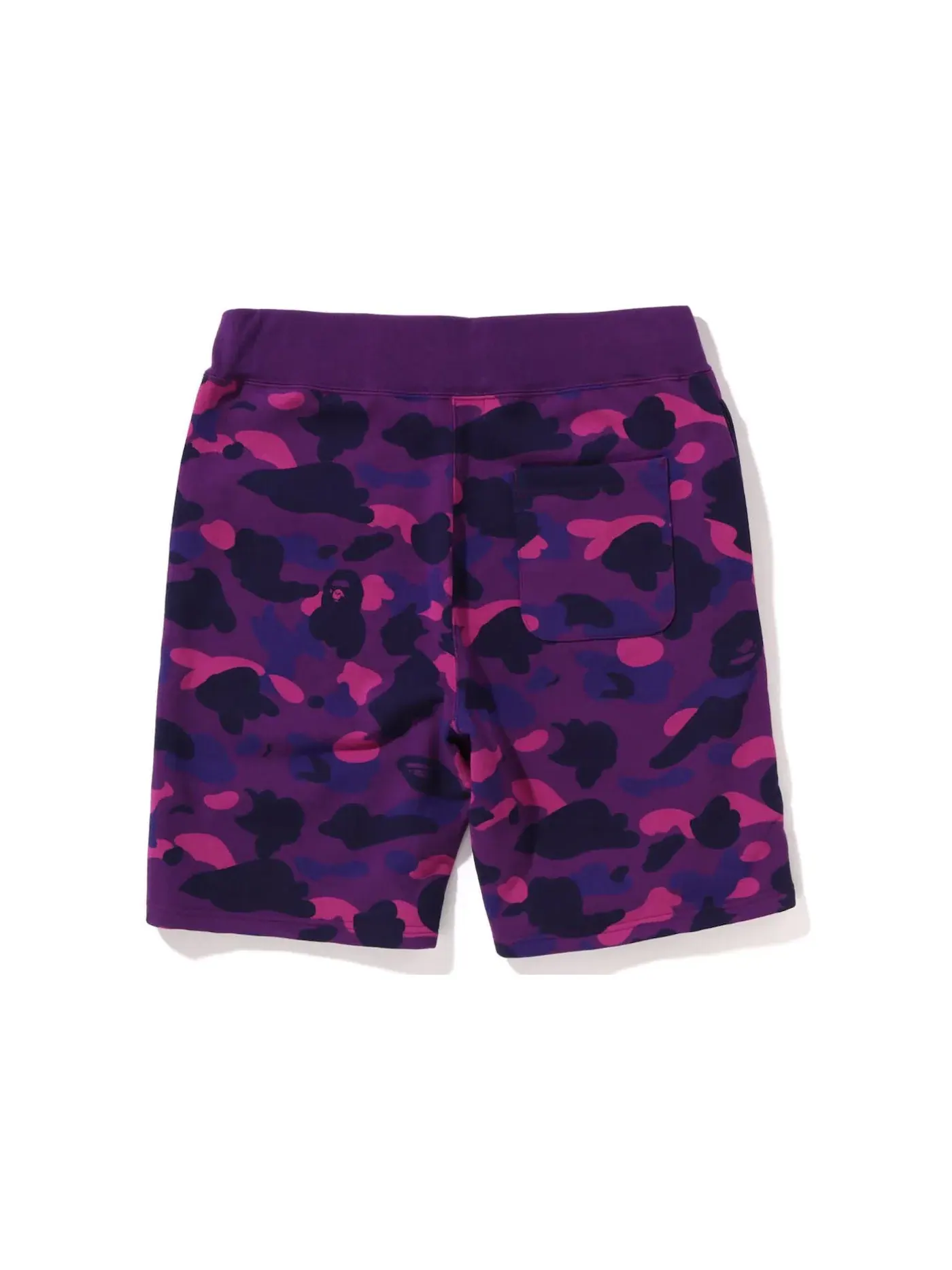 Мужские шорты с камуфляжным принтом BAPE — изображение 2 из 2, фиолетовый