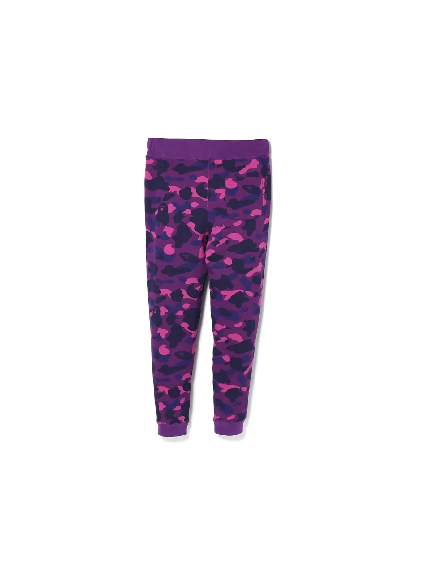 Мужские спортивные штаны с принтом BAPE Color Camo Tiger Slim Sweat Pants — изображение 2 из 2, фиолетовый