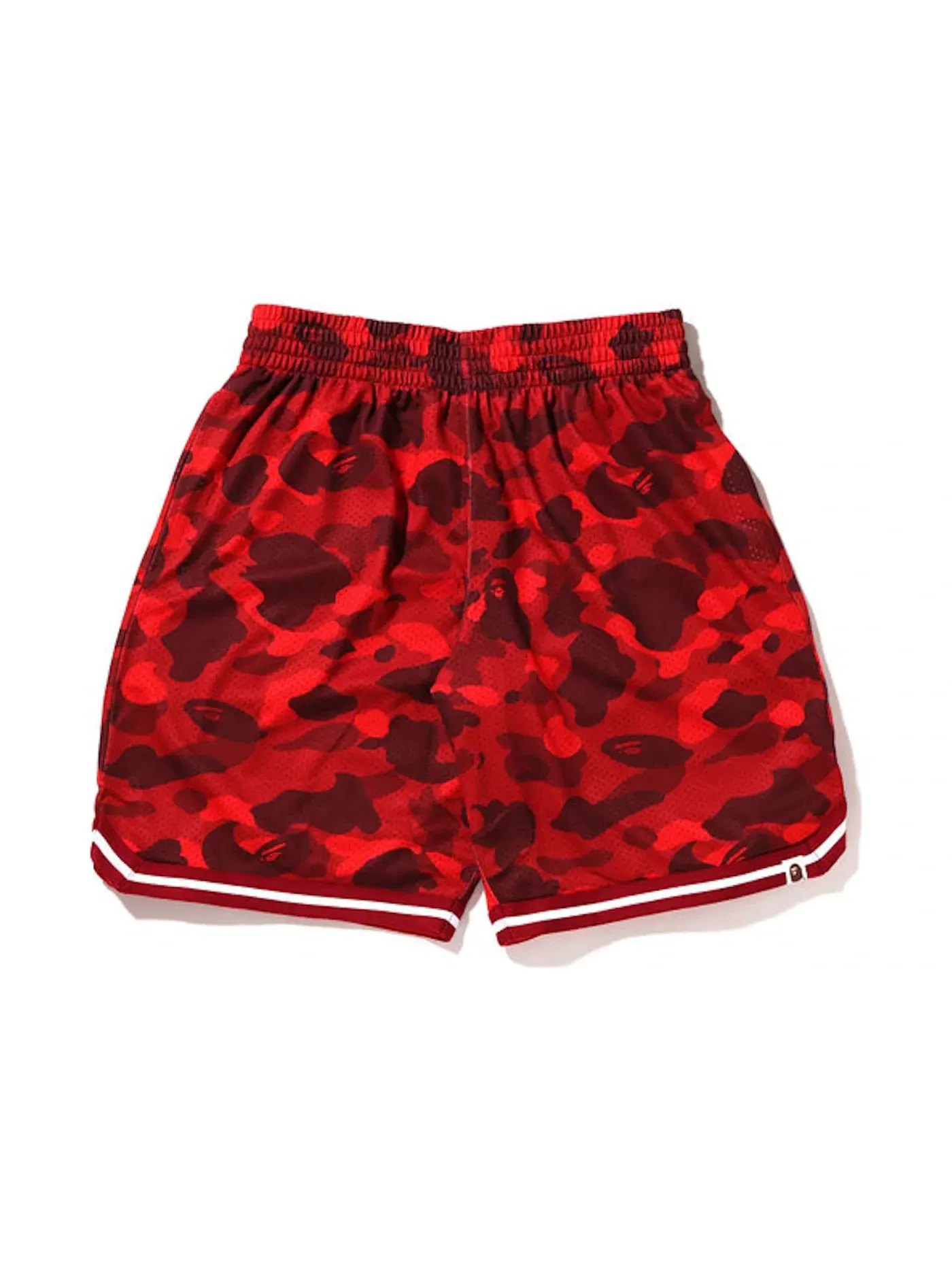 Мужские шорты с камуфляжным принтом BAPE — изображение 1 из 1, красный