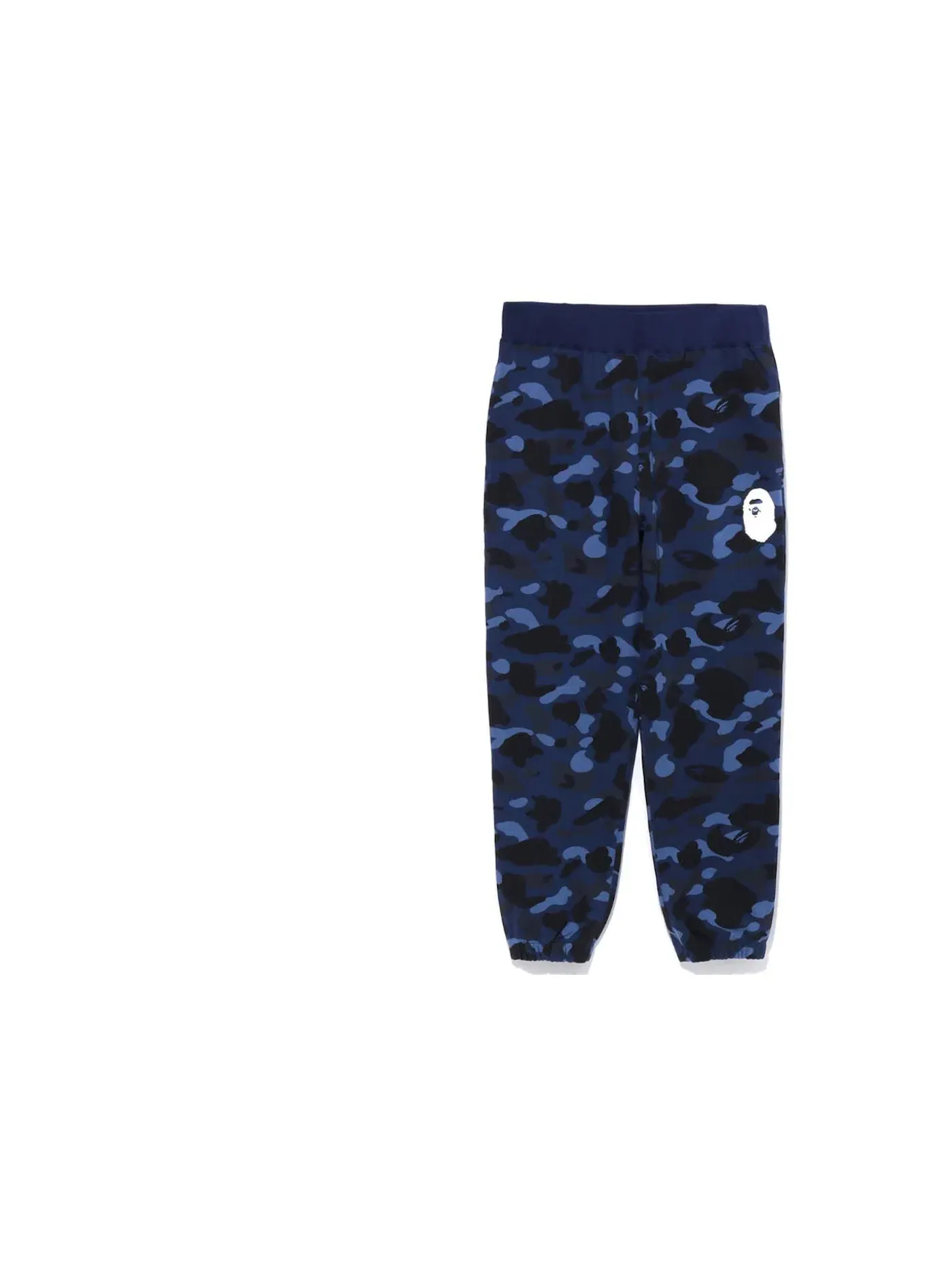 Мужские спортивные штаны с принтом Color Camo BAPE — изображение 1 из 2, темно-синий