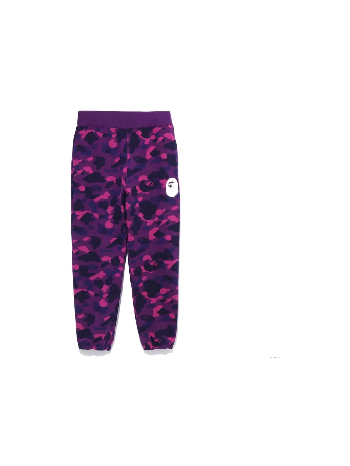 Мужские широкие спортивные штаны с камуфляжным принтом BAPE — изображение 1 из 2, фиолетовый
