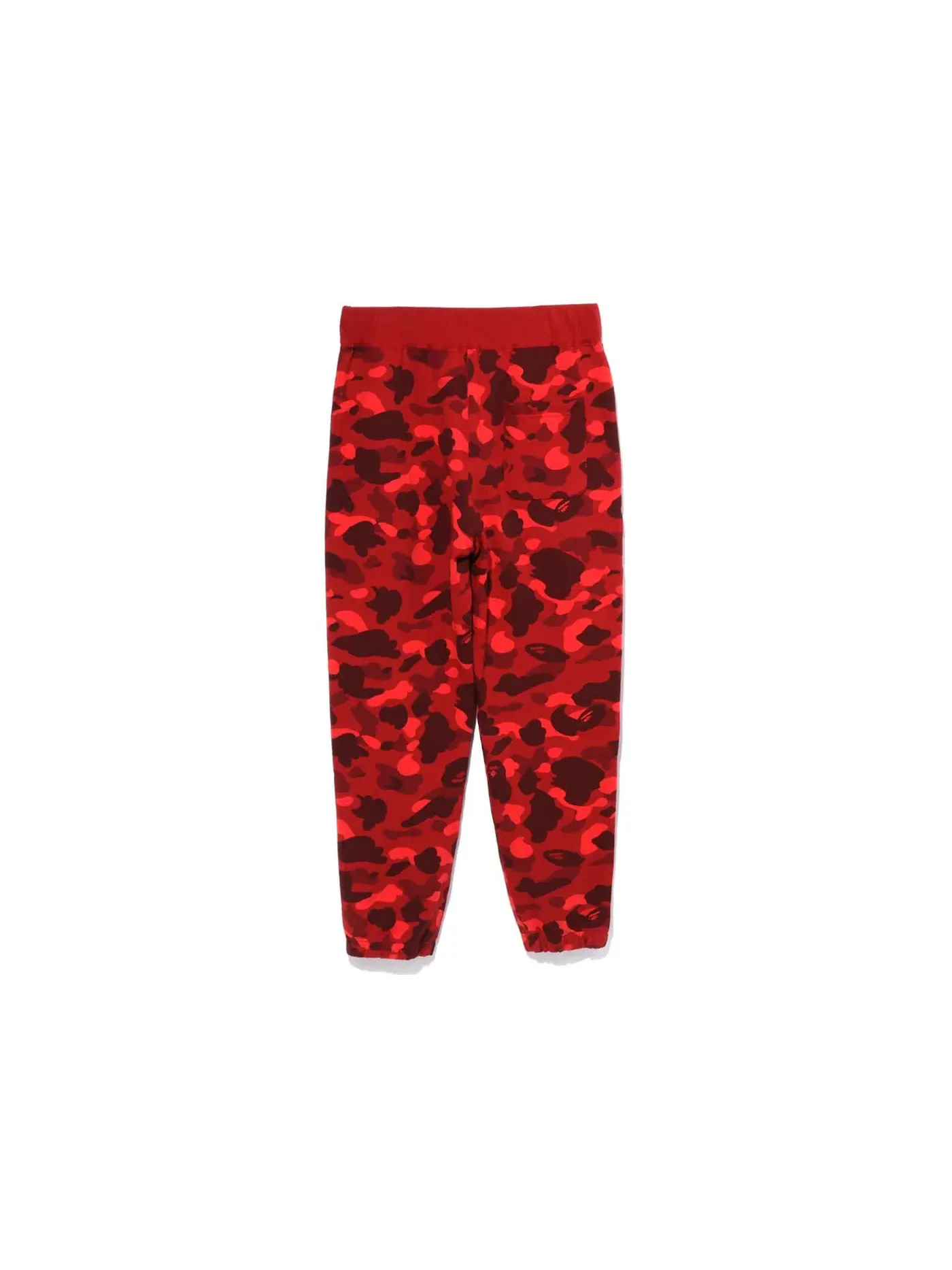 Мужские широкие спортивные штаны с камуфляжным принтом BAPE — изображение 2 из 2, красный