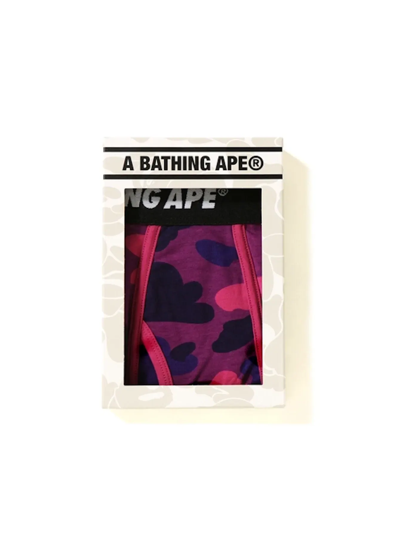 Мужские плавки с принтом Trunks BAPE — изображение 2 из 2, фиолетовый
