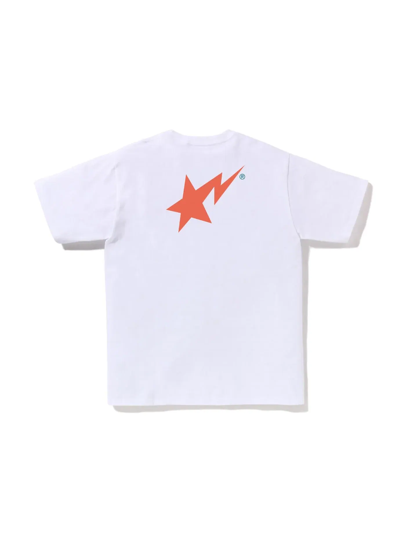 Мужская футболка с принтом BAPE Colors BAPE Sta Logo Tee (SS23) BAPE — изображение 2 из 2, белый