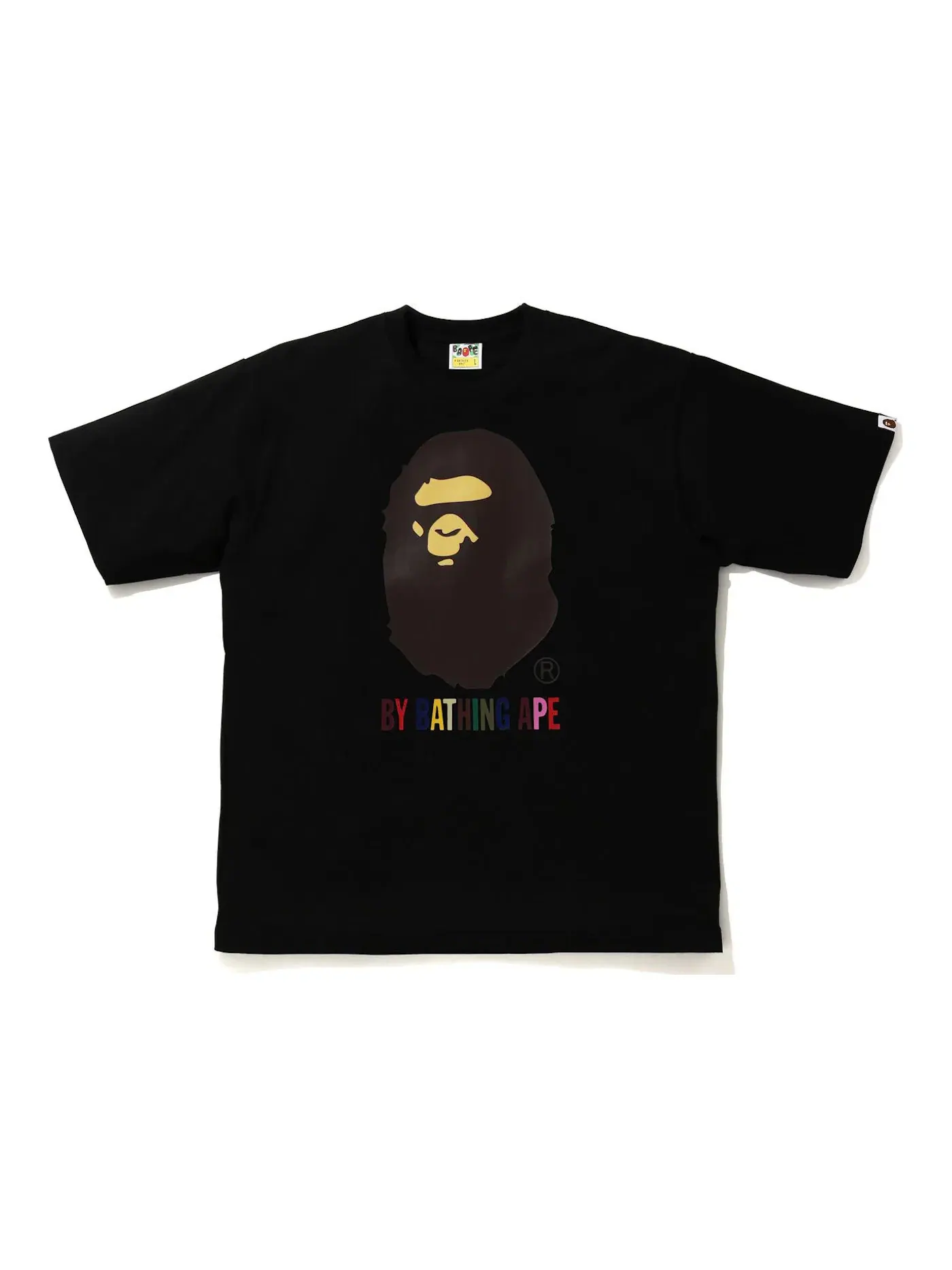 Мужская футболка свободного кроя Tee BAPE — изображение 1 из 1, черный