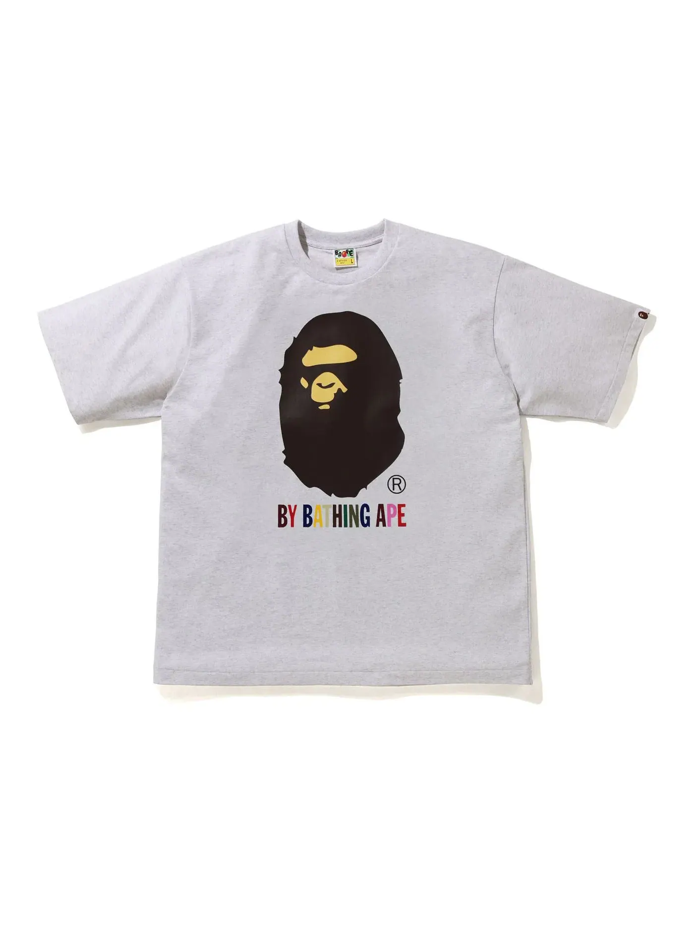 Мужская футболка свободного кроя BAPE Tee — изображение 1 из 1, серый