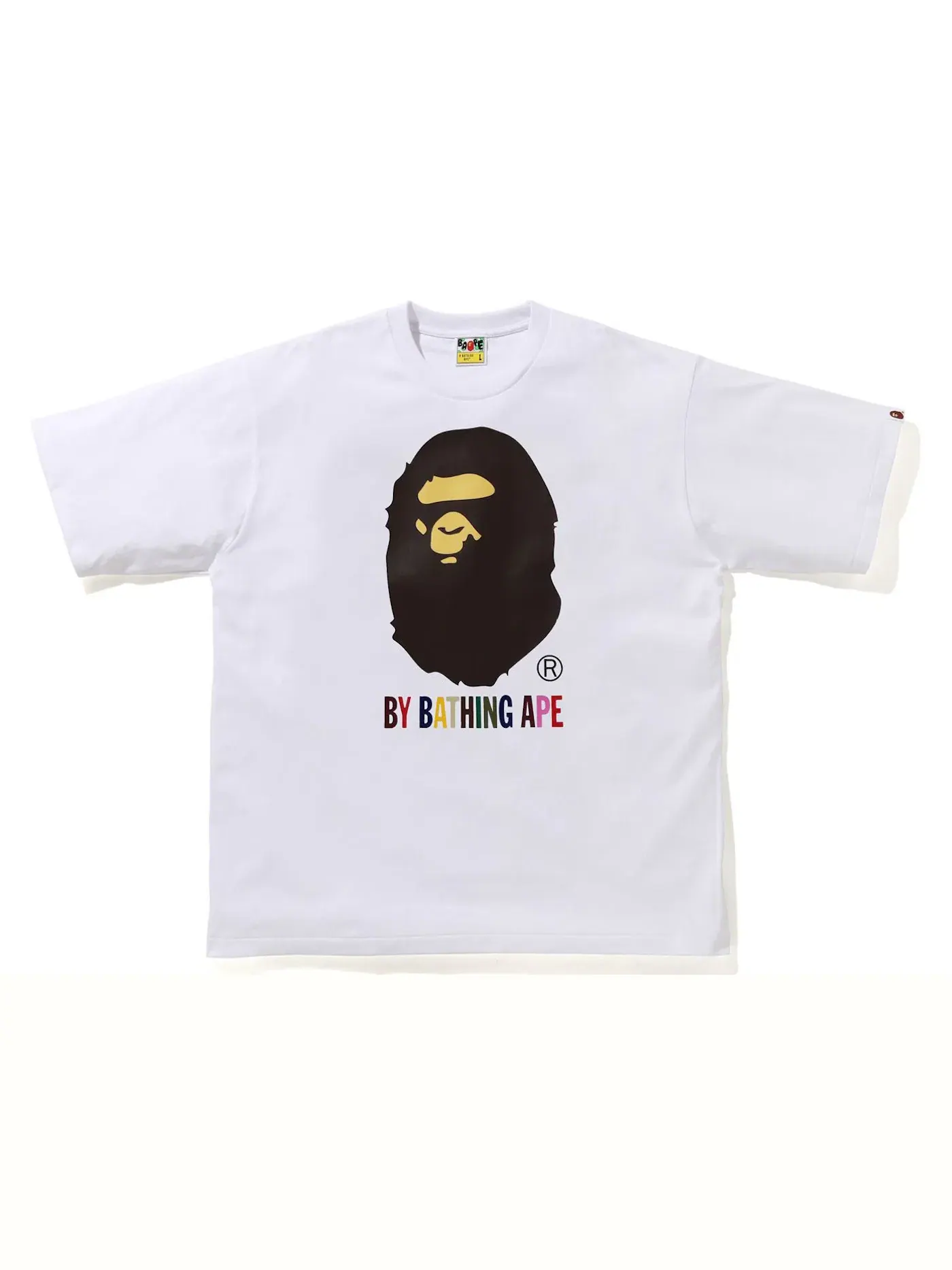 Мужская футболка свободного кроя BAPE Tee — изображение 1 из 1, белый