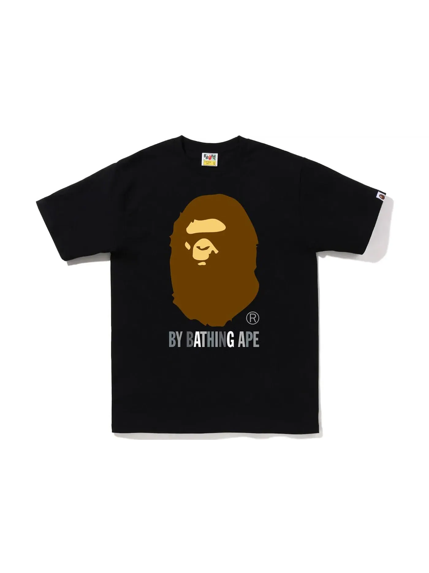 Мужская футболка BAPE Colors By Bathing Ape Tee — изображение 1 из 1, черный