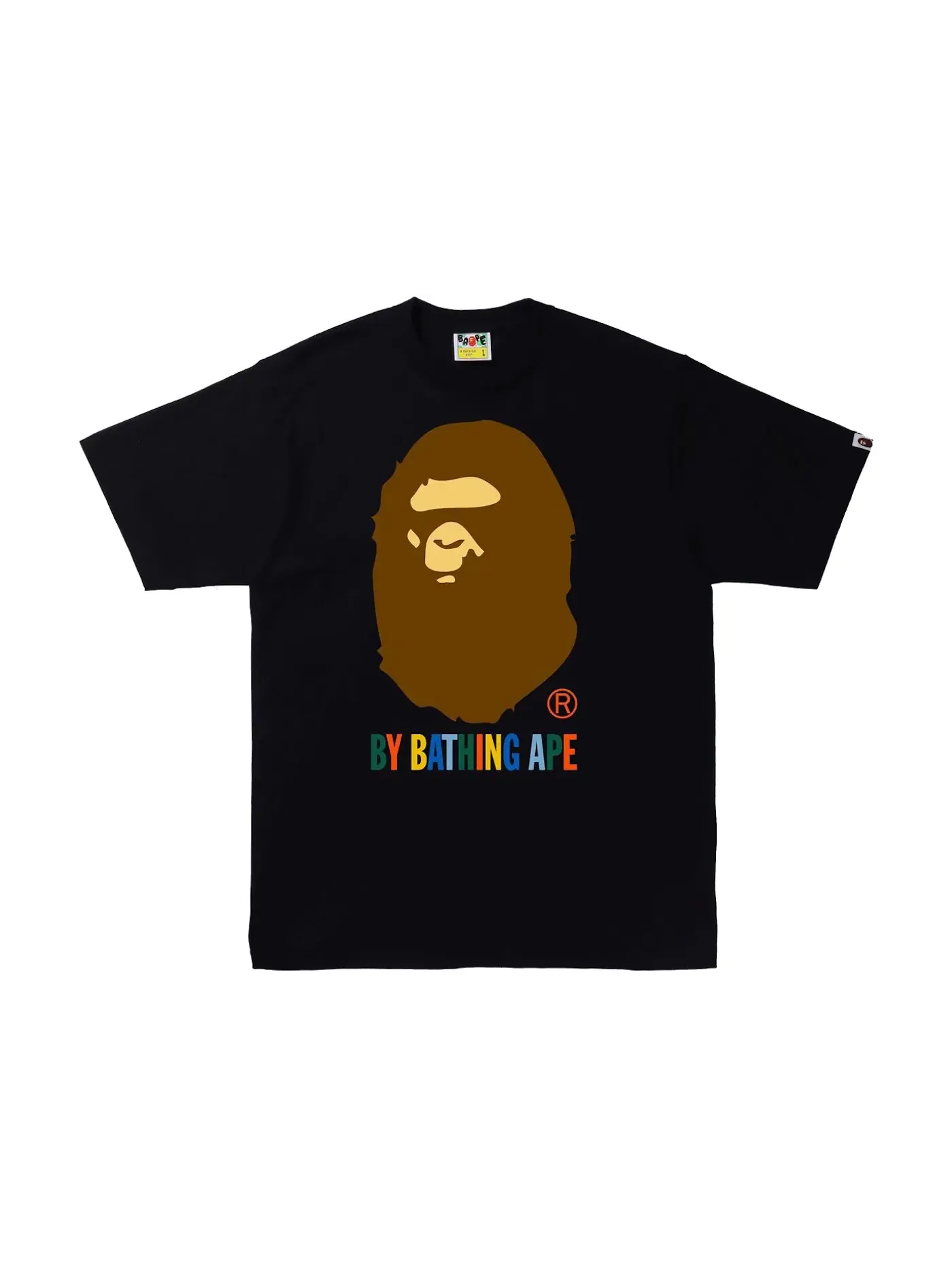 Мужская футболка с коротким рукавом BAPE — изображение 1 из 1, черный