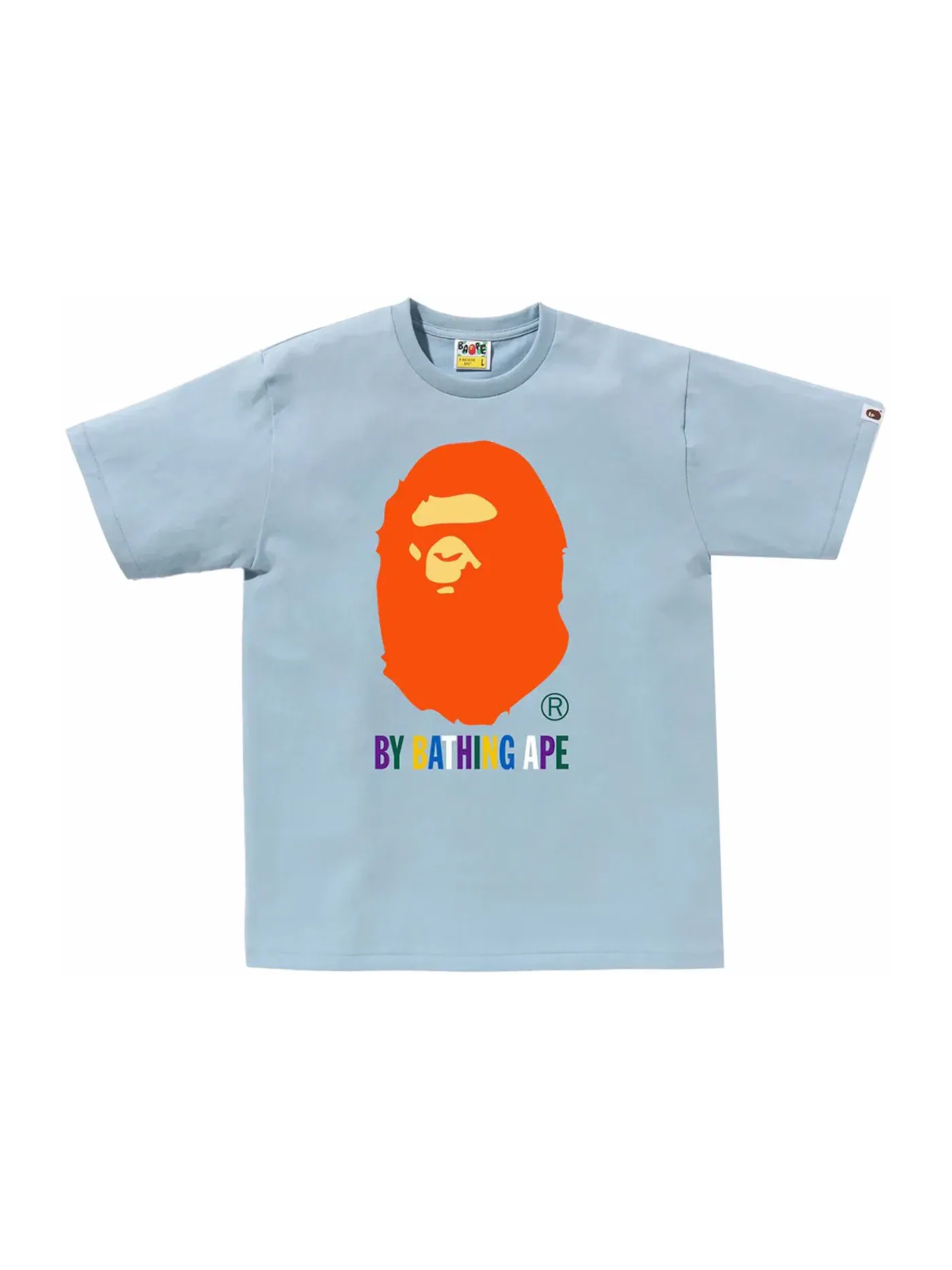 Мужская футболка с принтом BAPE Colors By Bathing Ape Tee (SS24) BAPE, Sax — изображение 1 из 1