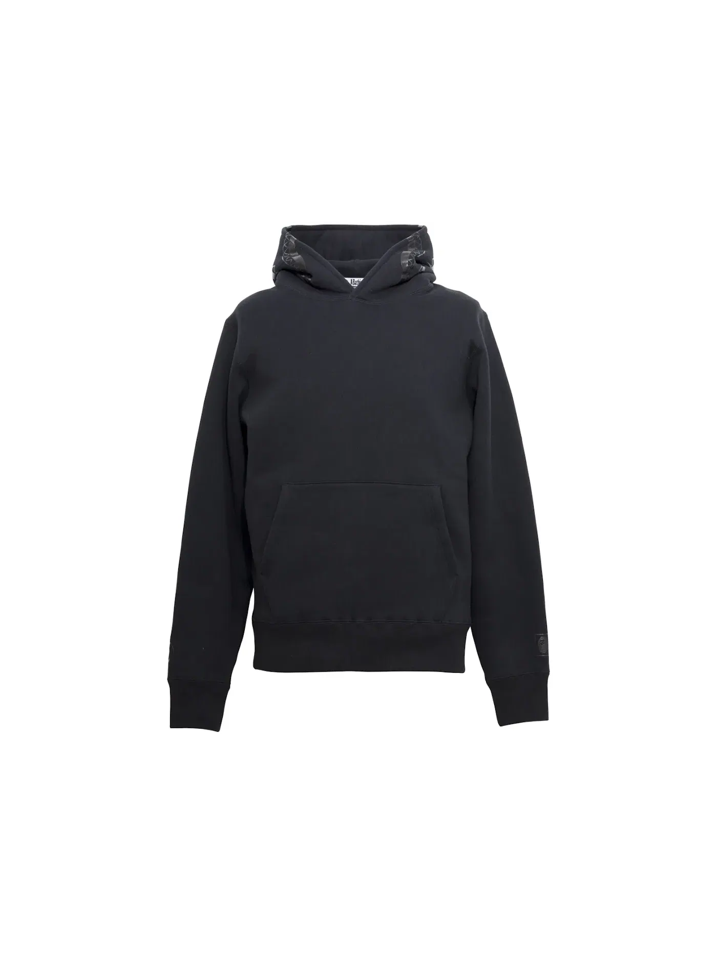 Мужской пуловер-худи с принтом Shark Market BAPE — изображение 2 из 2, черный