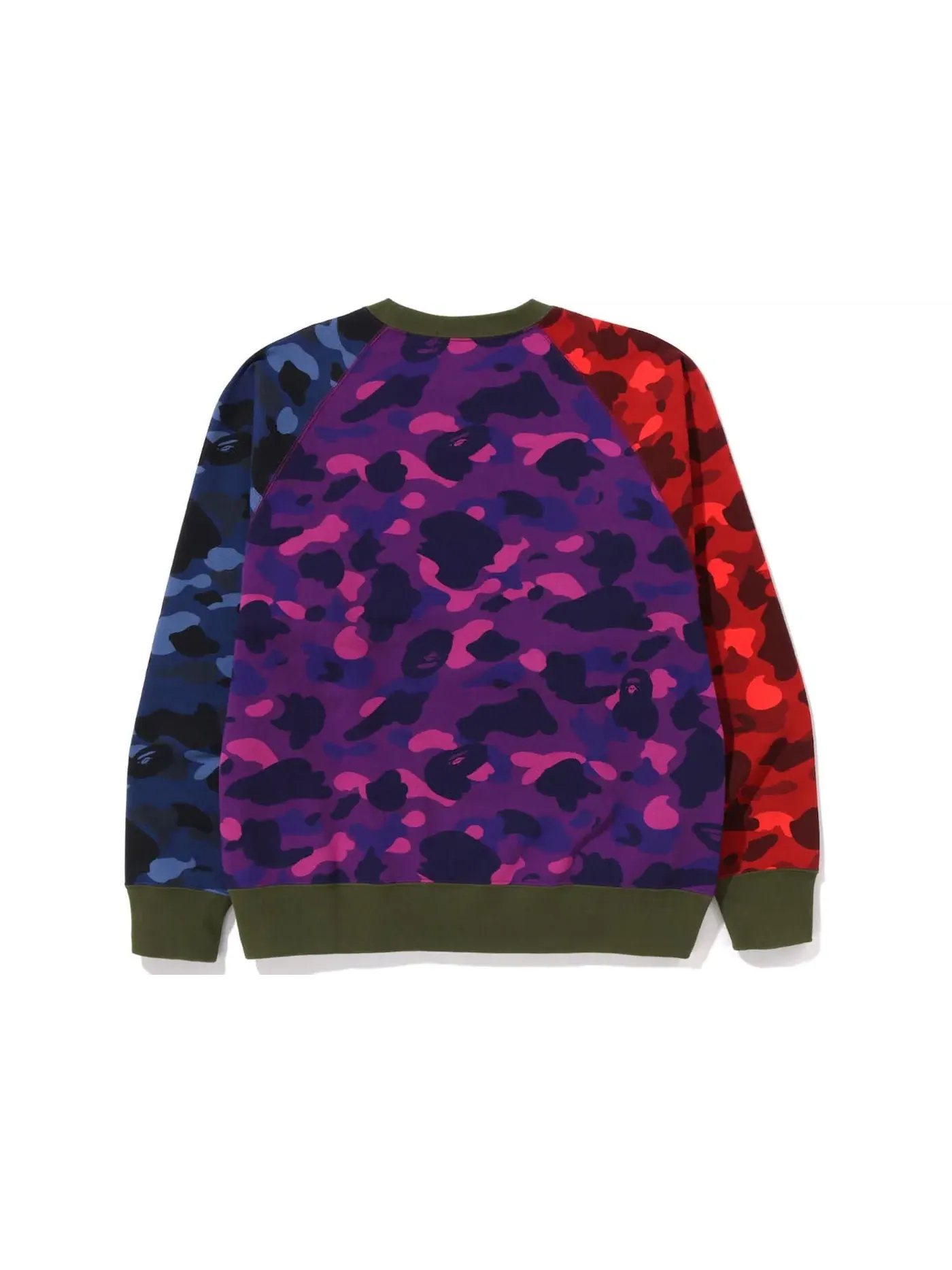 Мужской свитшот свободного кроя с камуфляжным принтом BAPE — изображение 2 из 2, мульти