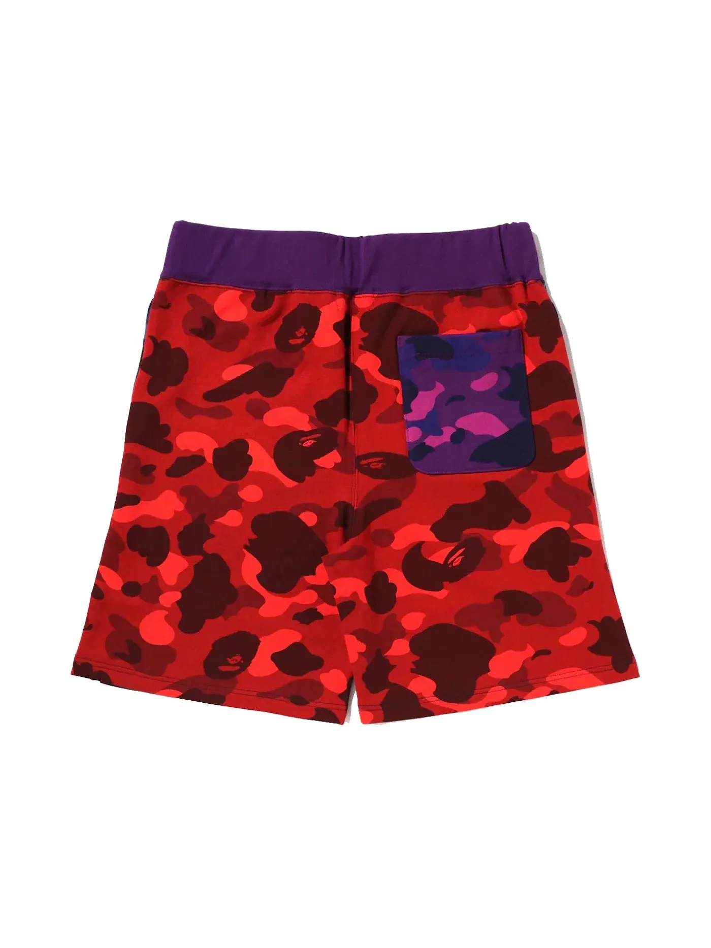 Мужские шорты с принтом Crazy Camo Shark BAPE — изображение 2 из 2, темно-синий