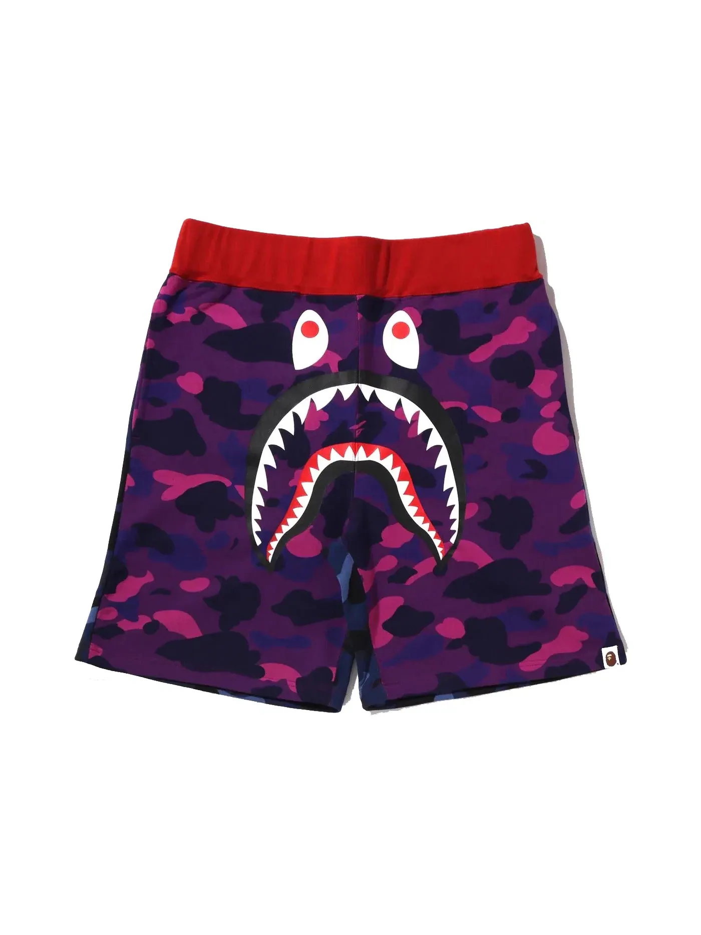 Мужские шорты с камуфляжным принтом BAPE Shorts — изображение 1 из 2, фиолетовый
