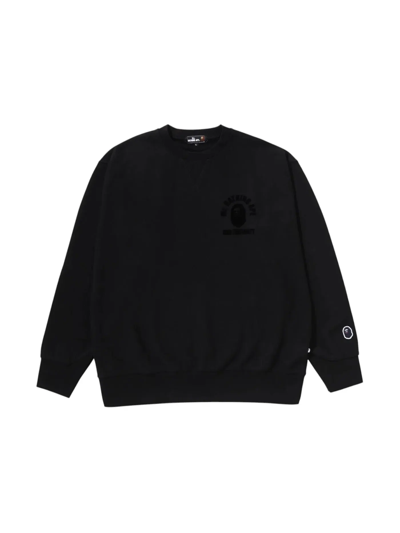 Мужской свитшот с длинным рукавом BAPE Sweatshirt — изображение 1 из 1, черный