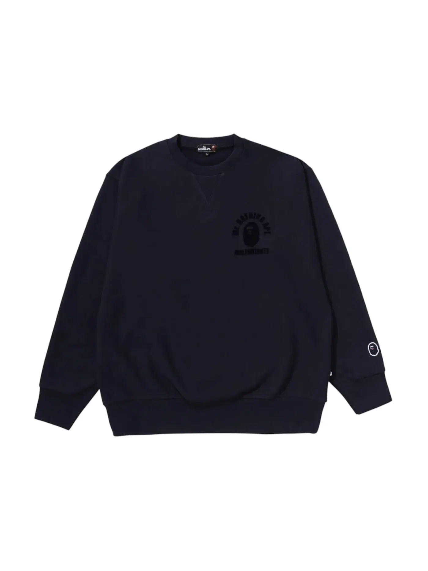 Мужской свитшот с длинным рукавом BAPE — изображение 1 из 1, темно-синий