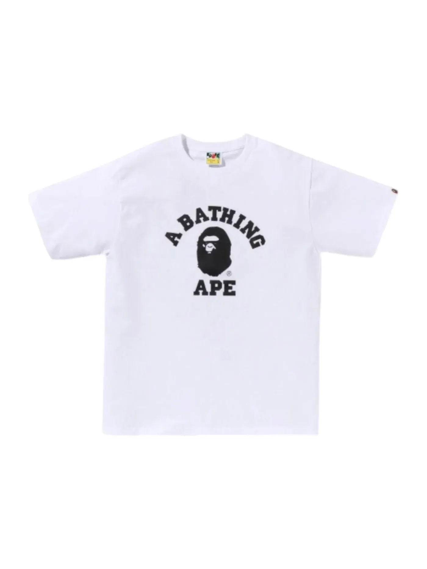 Мужская футболка с принтом Crystal Stone Eye College BAPE — изображение 1 из 1, белый