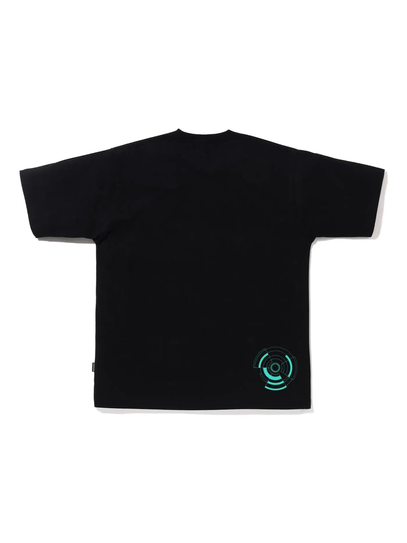 Мужская футболка свободного кроя Cyber Bathing Ape Relaxed Fit Tee BAPE — изображение 2 из 2, черный