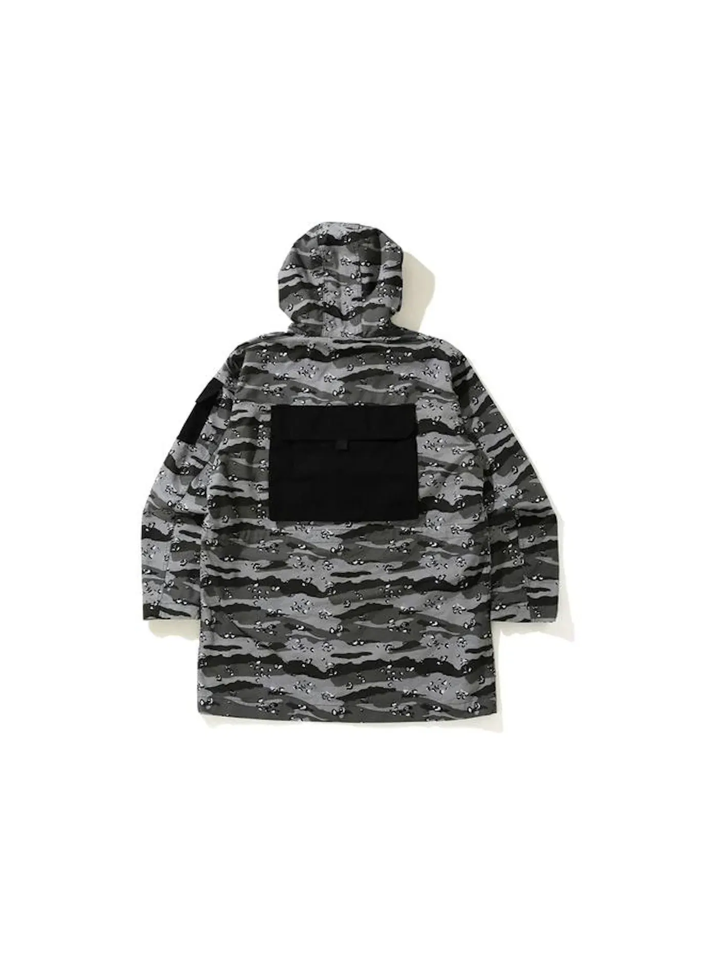Мужская куртка свободного кроя с принтом Desert Camo BAPE — изображение 2 из 2, черный
