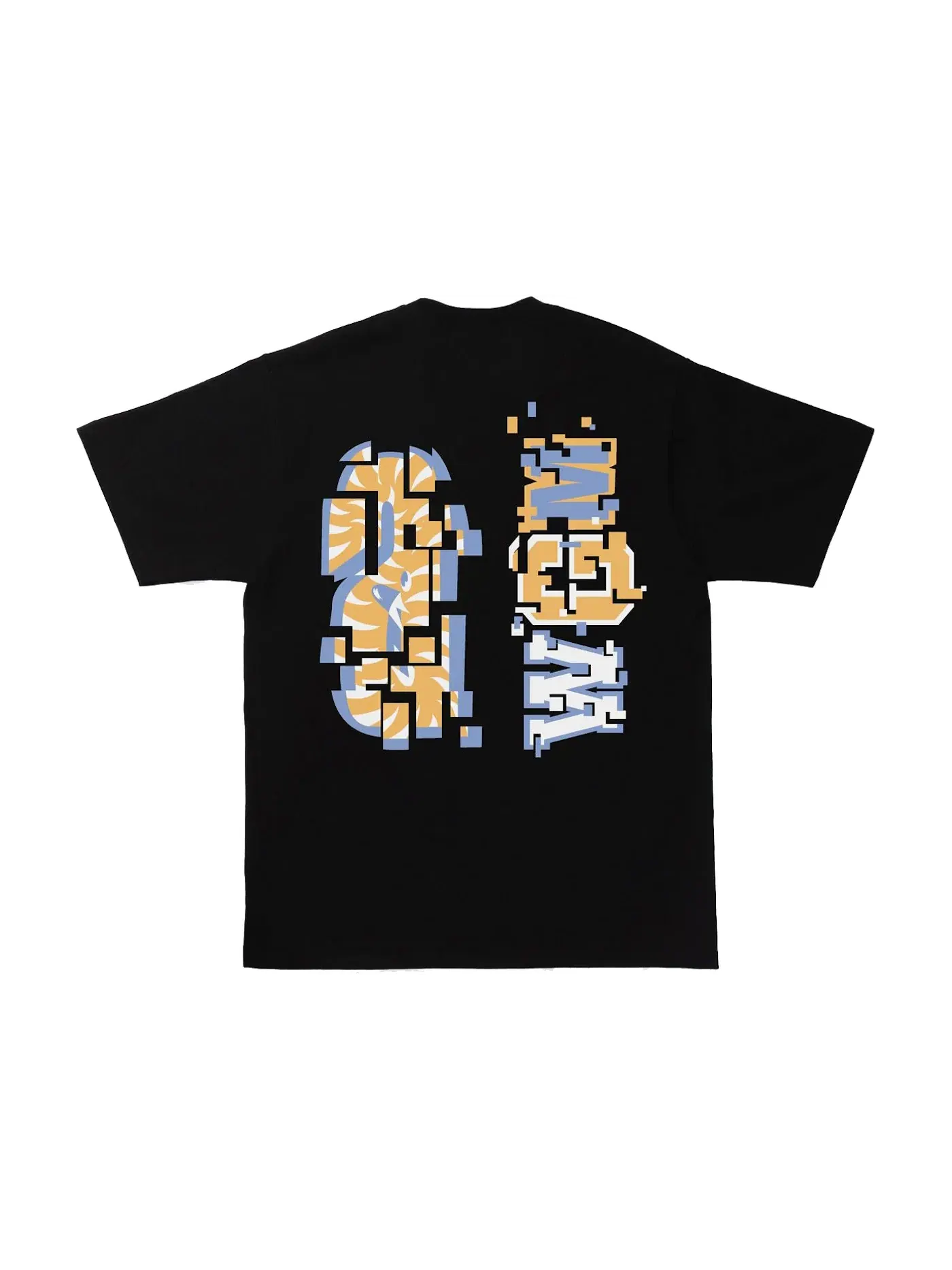 Мужская футболка с принтом Tee BAPE — изображение 2 из 2, черный