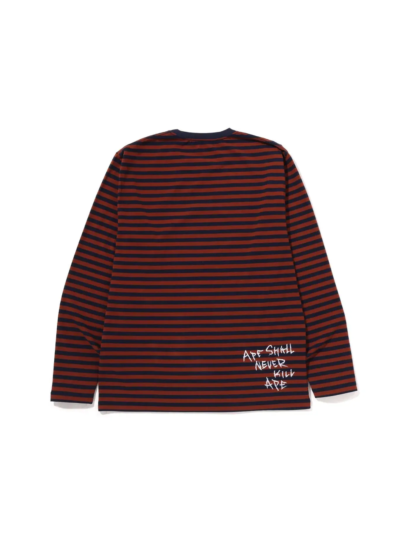 Мужская футболка с длинным рукавом BAPE — изображение 2 из 2, коричневый