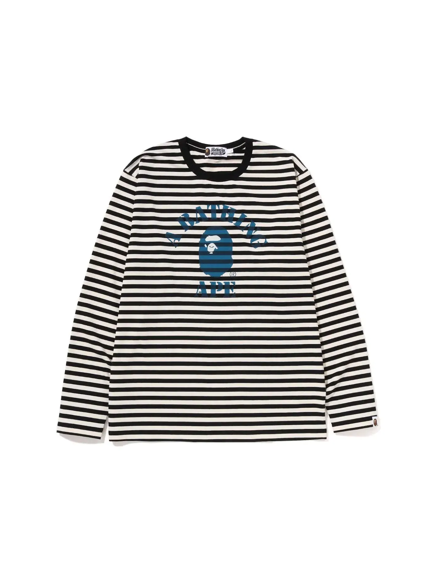 Мужская футболка с длинным рукавом BAPE — изображение 1 из 2, белый