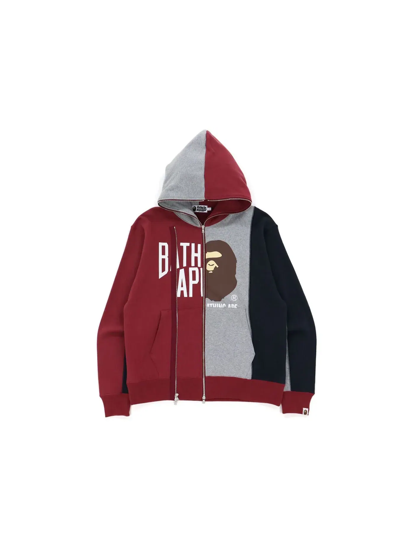Мужская худи свободного кроя с полной застежкой-молнией Docking Relaxed Fit Full Zip Hoodie BAPE — изображение 1 из 2