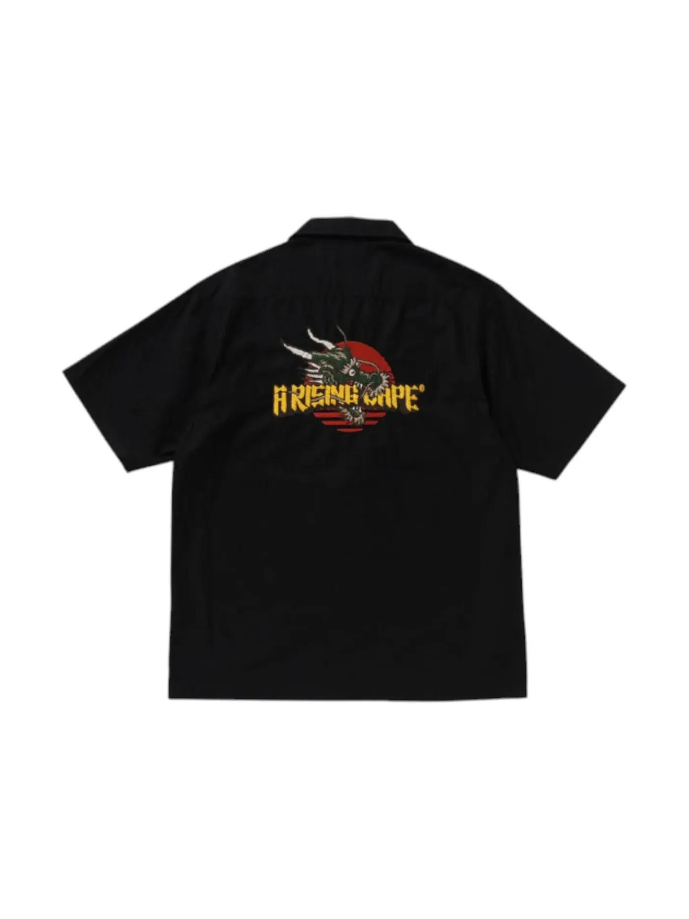 Мужская рубашка с вышивкой дракона BAPE — изображение 2 из 2, черный