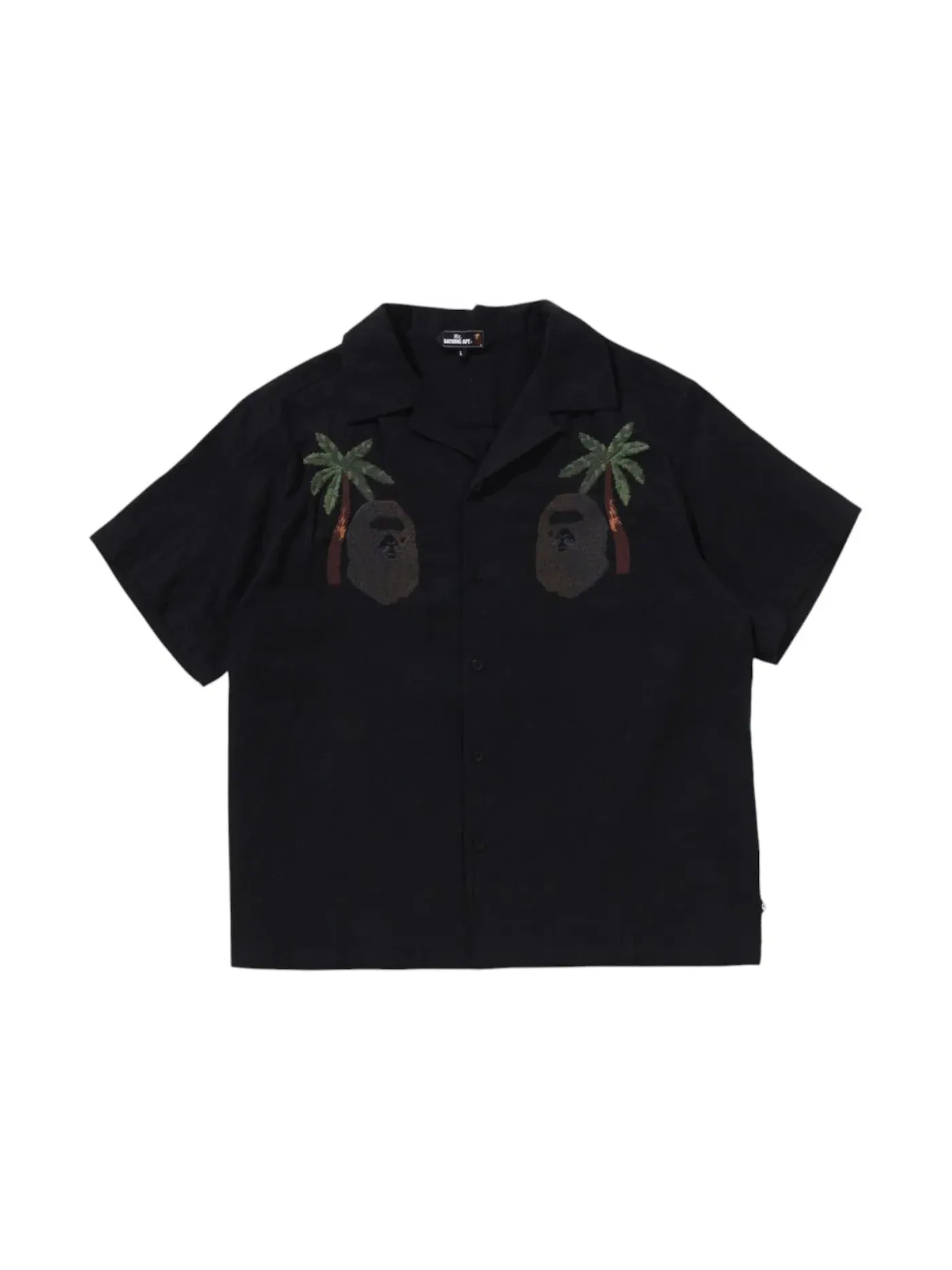 Мужская футболка с вышивкой BAPE Shirt — изображение 1 из 2, черный