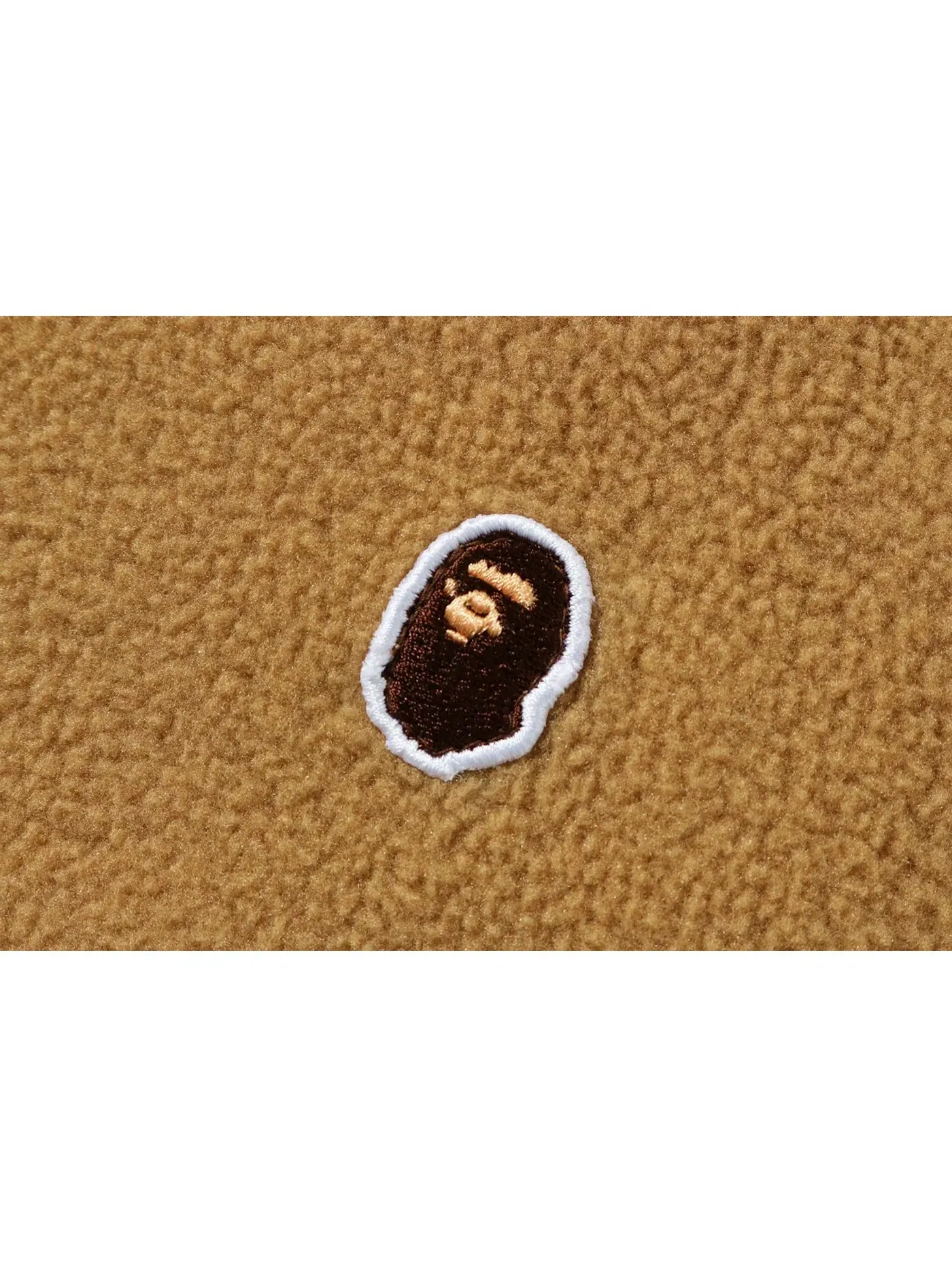 Мужская худи на молнии BAPE — изображение 2 из 2, бежевый