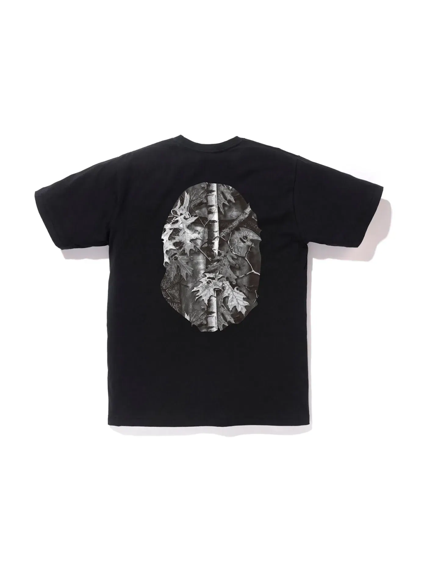 Мужская футболка с принтом BAPE Tee BAPE — изображение 2 из 2, черный/черный