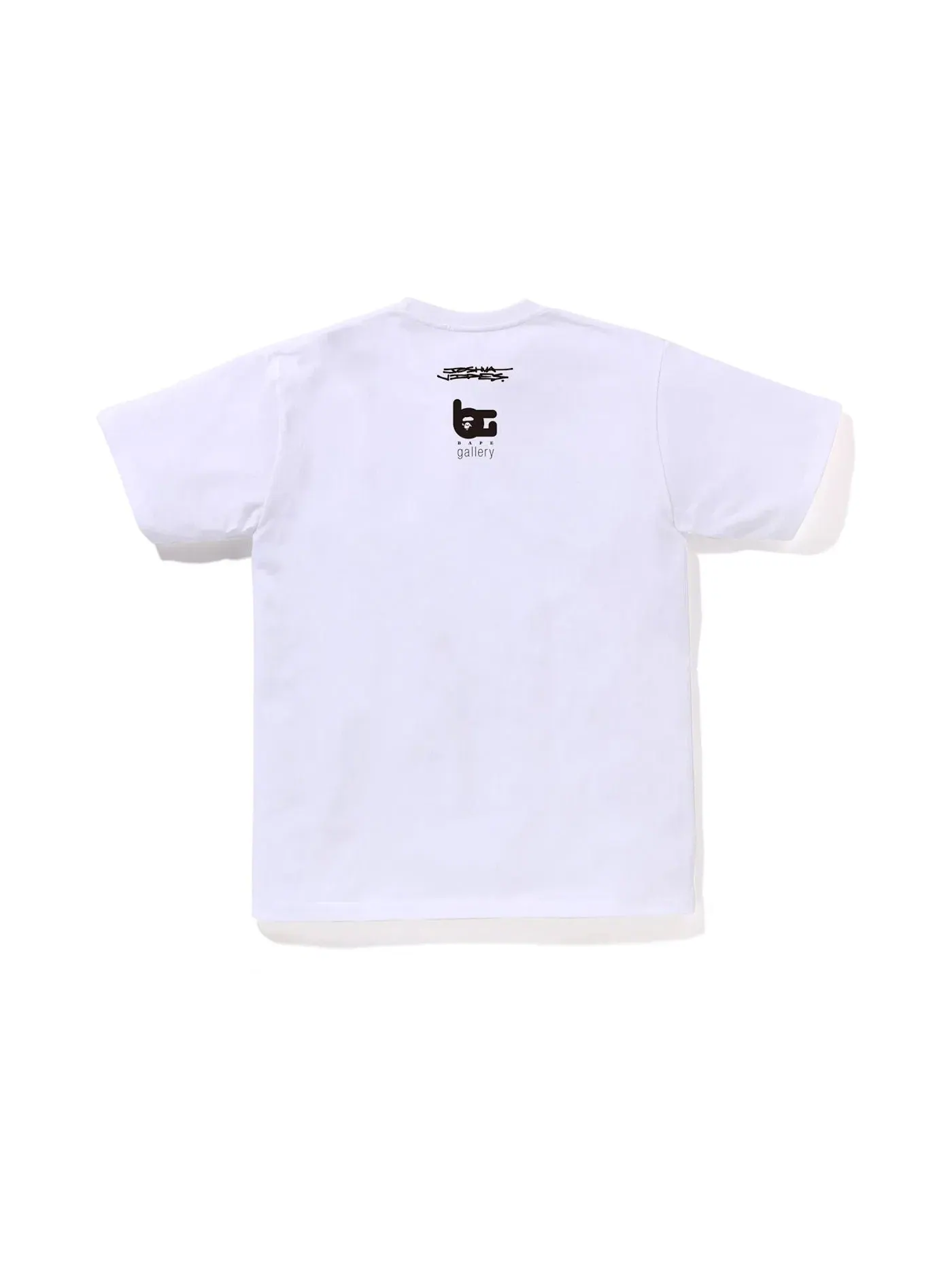 Мужская футболка с принтом BAPE Gallery x Joshua Vides Tee BAPE — изображение 2 из 2, белый