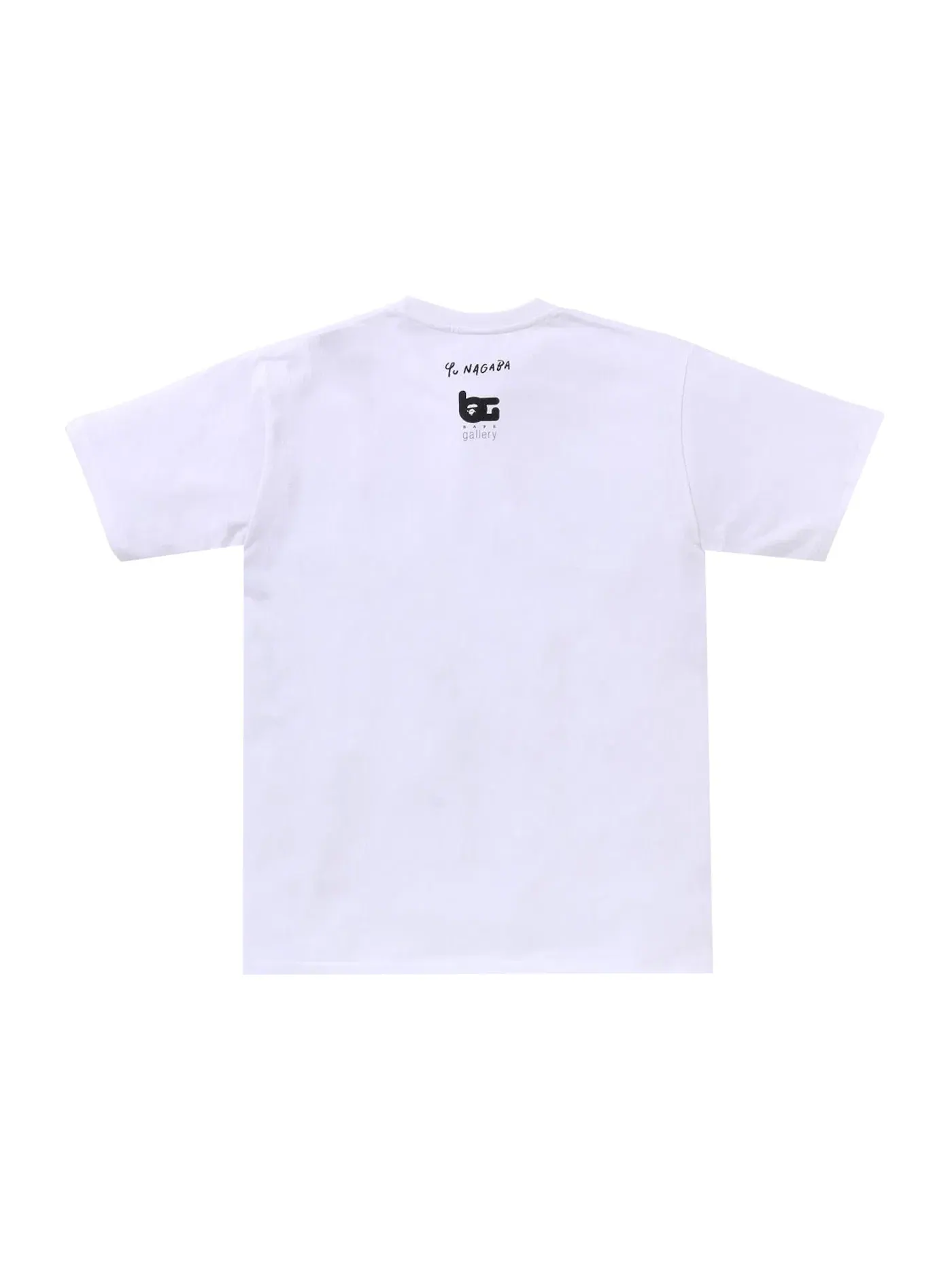 Мужская футболка с принтом BAPE Gallery x Yu Nagaba Tee BAPE — изображение 2 из 2, белый