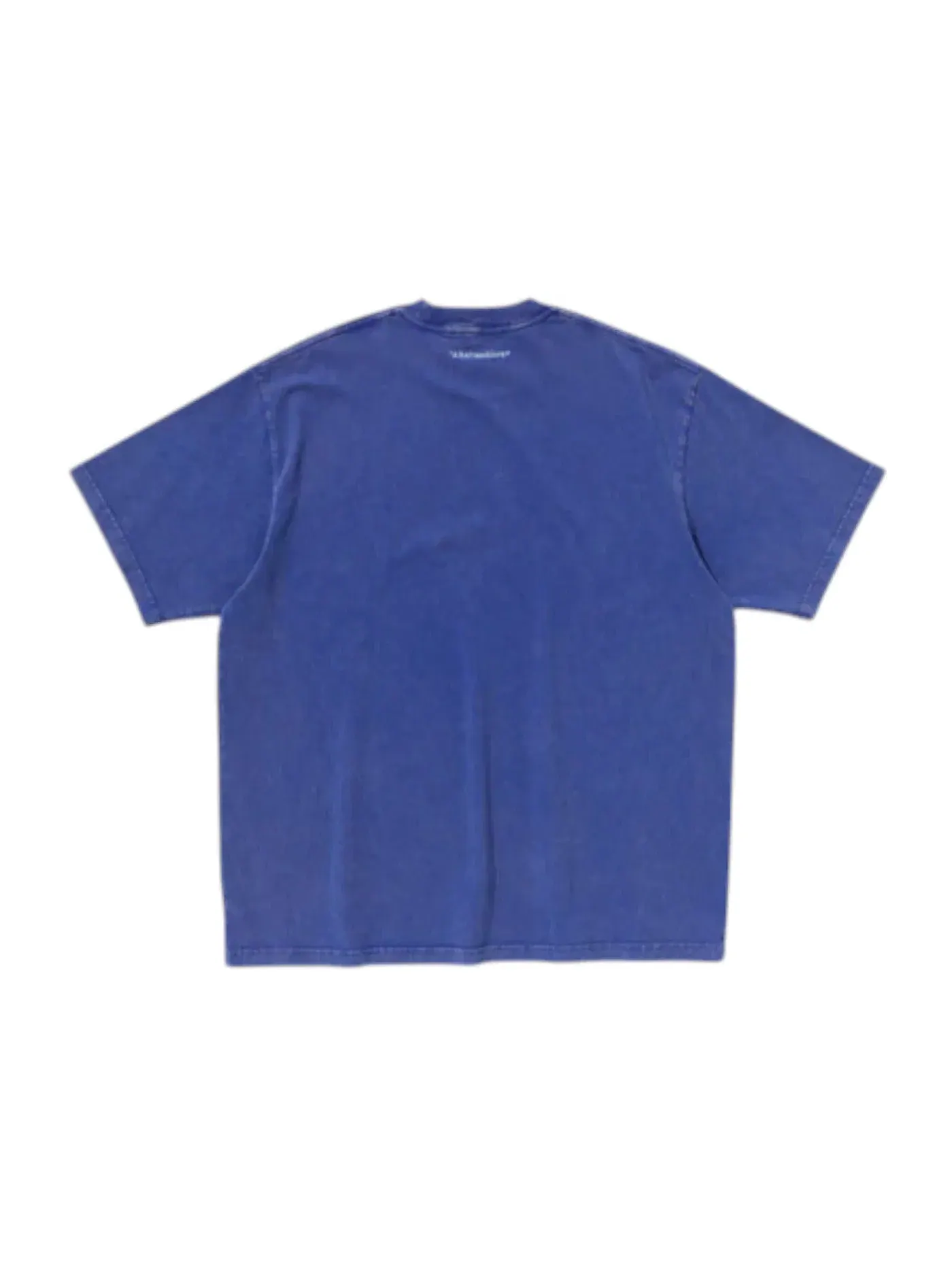 Мужская футболка свободного кроя BAPE Garment Dye Spray Print College Relaxed Fit Tee — изображение 2 из 2, синий
