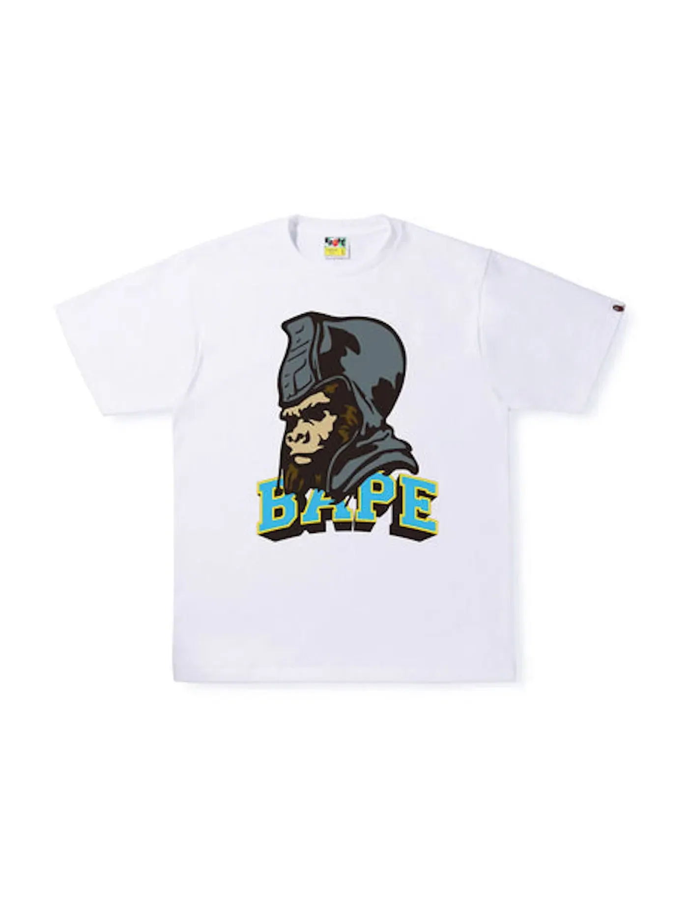 Мужская футболка с принтом BAPE Tee BAPE — изображение 1 из 1, белый
