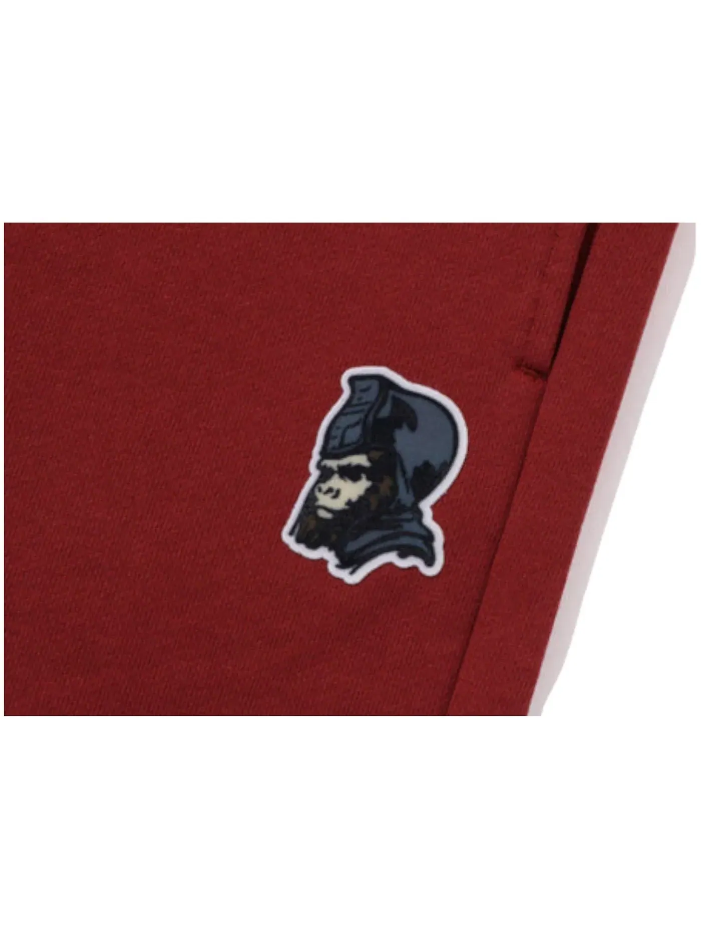 Мужские спортивные штаны с принтом Sweatpant BAPE — изображение 2 из 2, бордовый