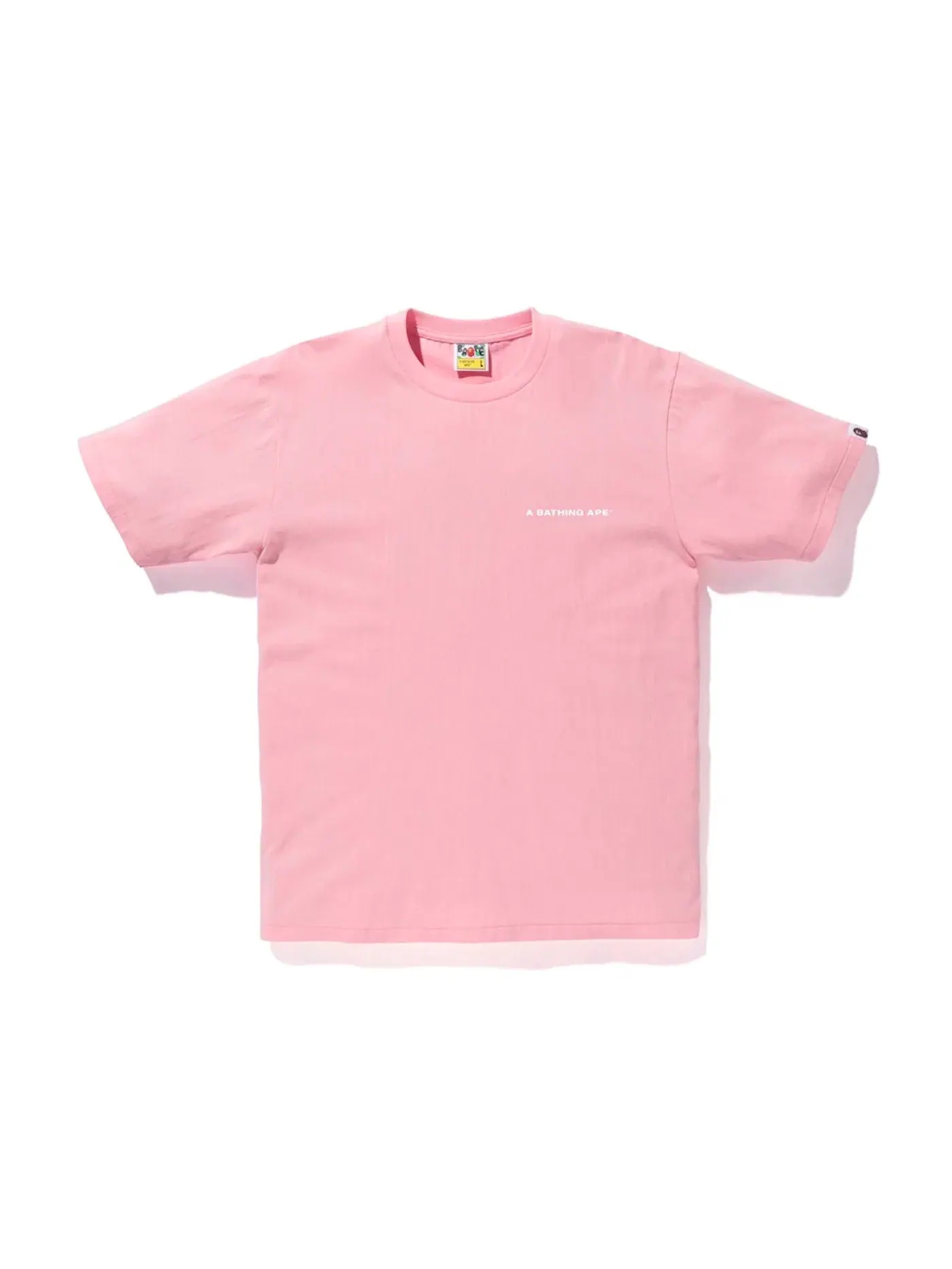 Мужская футболка с принтом BAPE T-shirt BAPE — изображение 1 из 2, розовый
