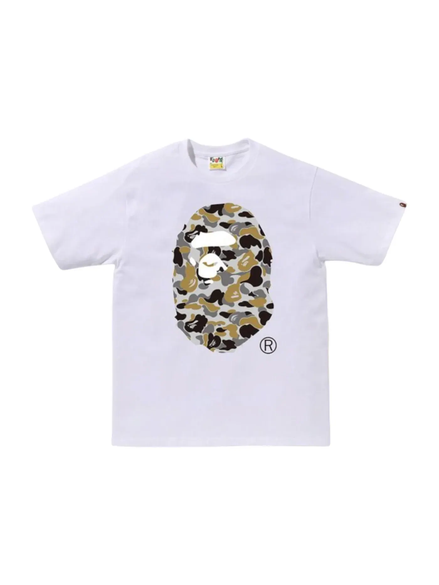 Мужская футболка с принтом T-shirt BAPE — изображение 1 из 1, белый
