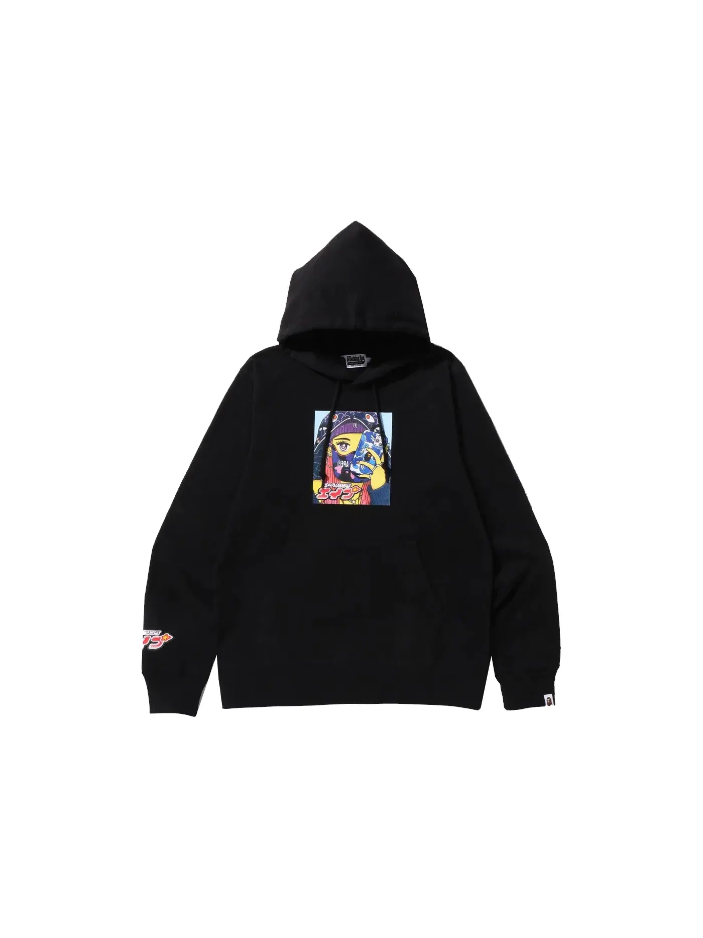 Мужской пуловер с капюшоном BAPE Hoodie — изображение 1 из 3, черный